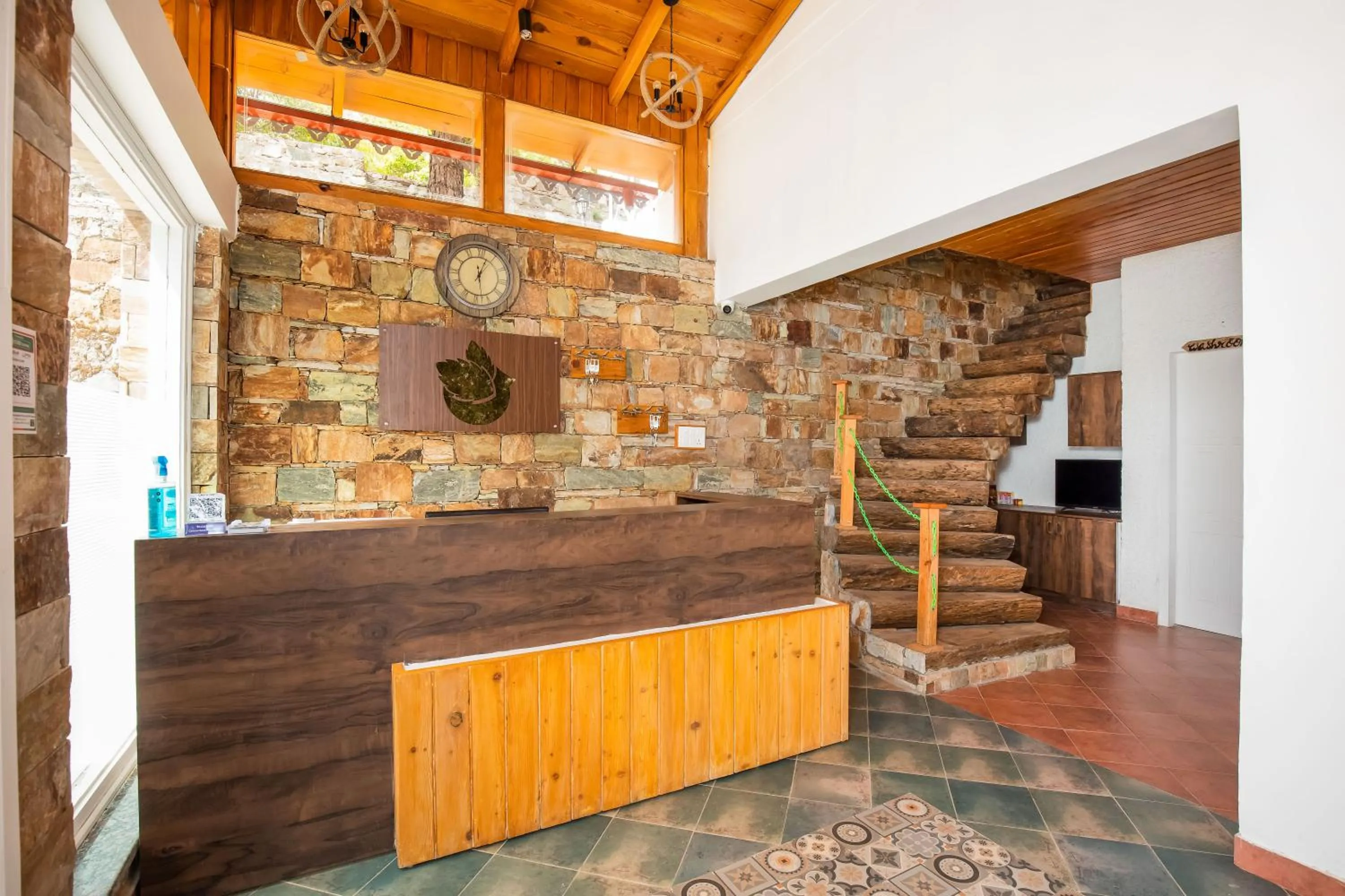 Lobby or reception in The Nature's Green Resort, Bhimtal, Nainital