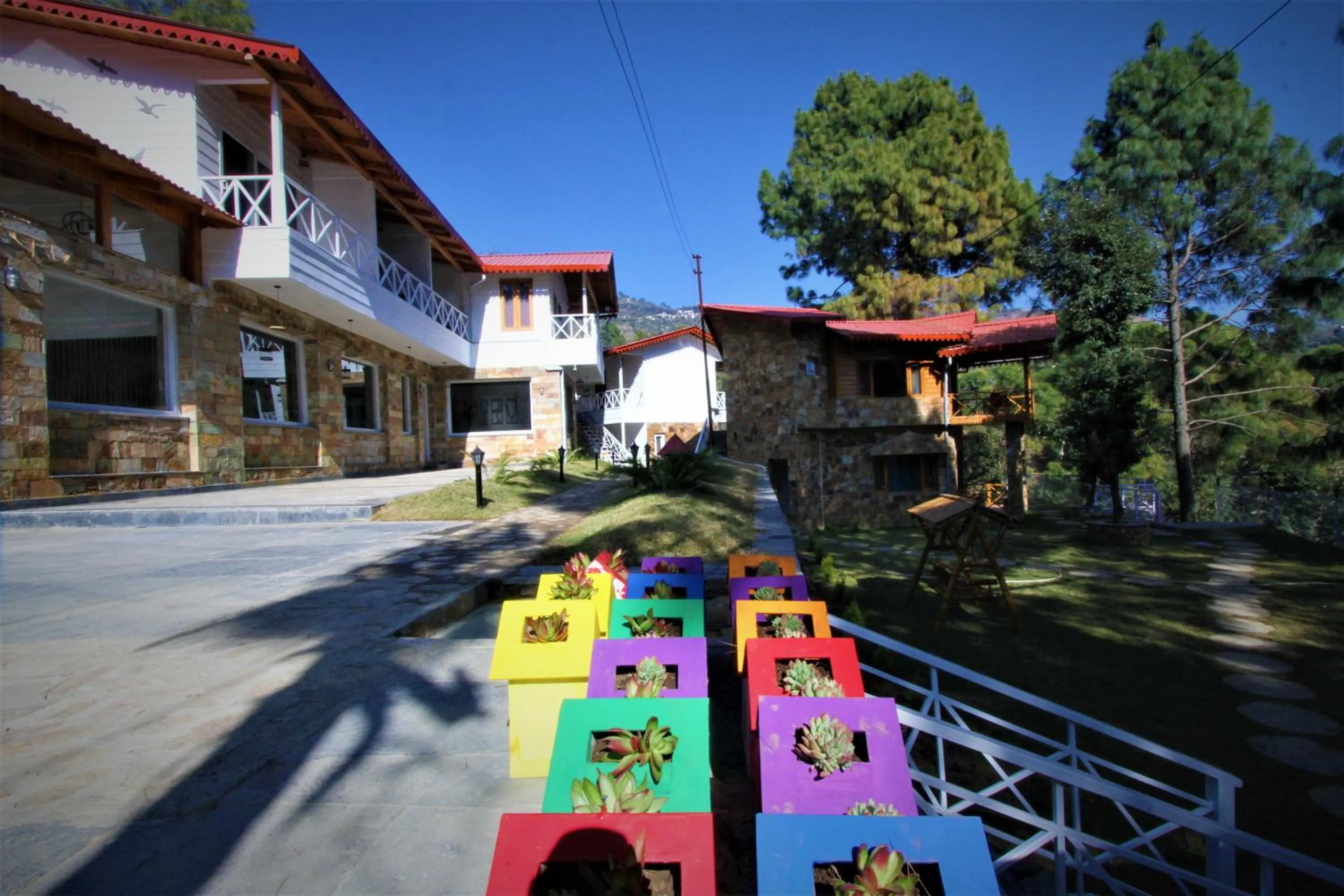 Facade/entrance in The Nature's Green Resort, Bhimtal, Nainital