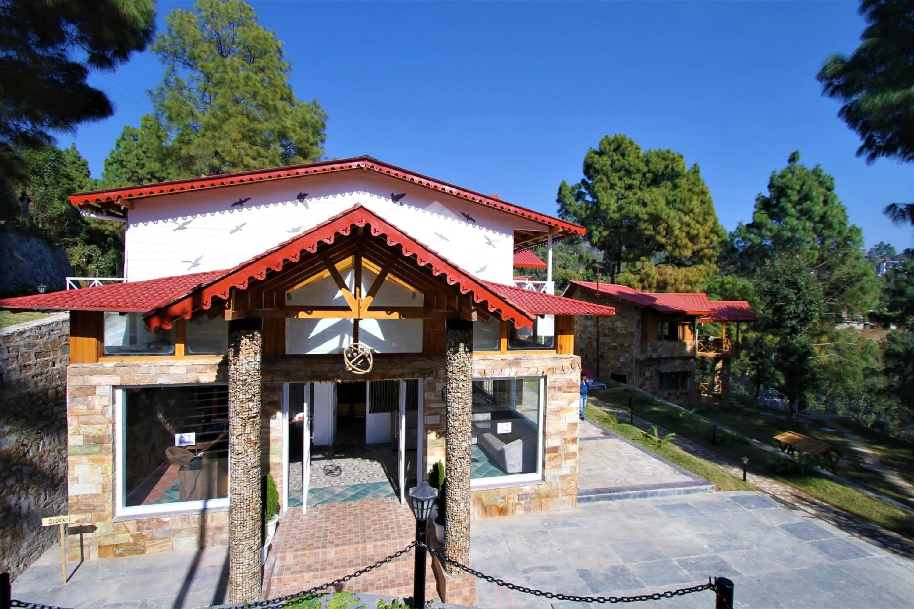 Facade/entrance in The Nature's Green Resort, Bhimtal, Nainital