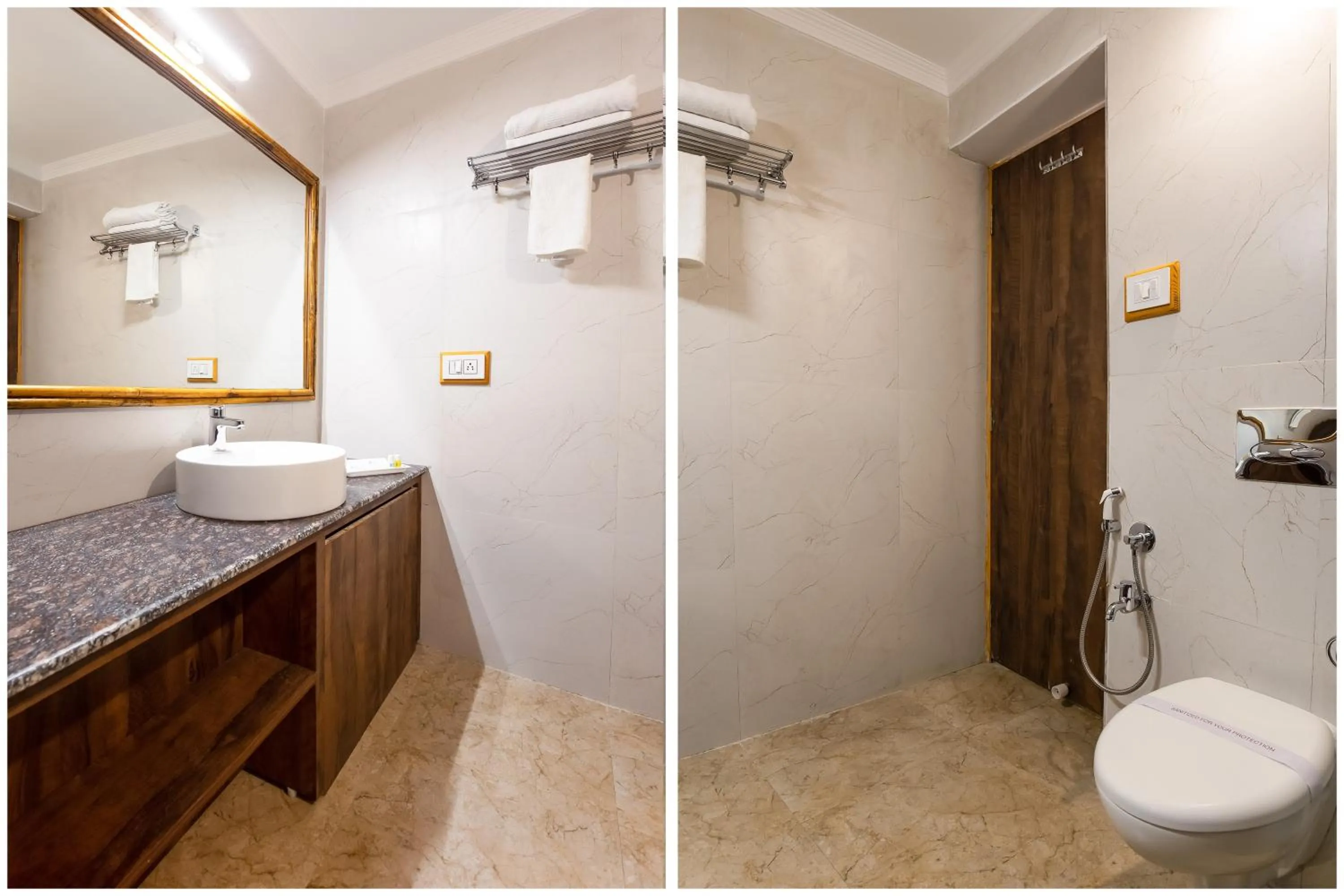 Bathroom in The Nature's Green Resort, Bhimtal, Nainital