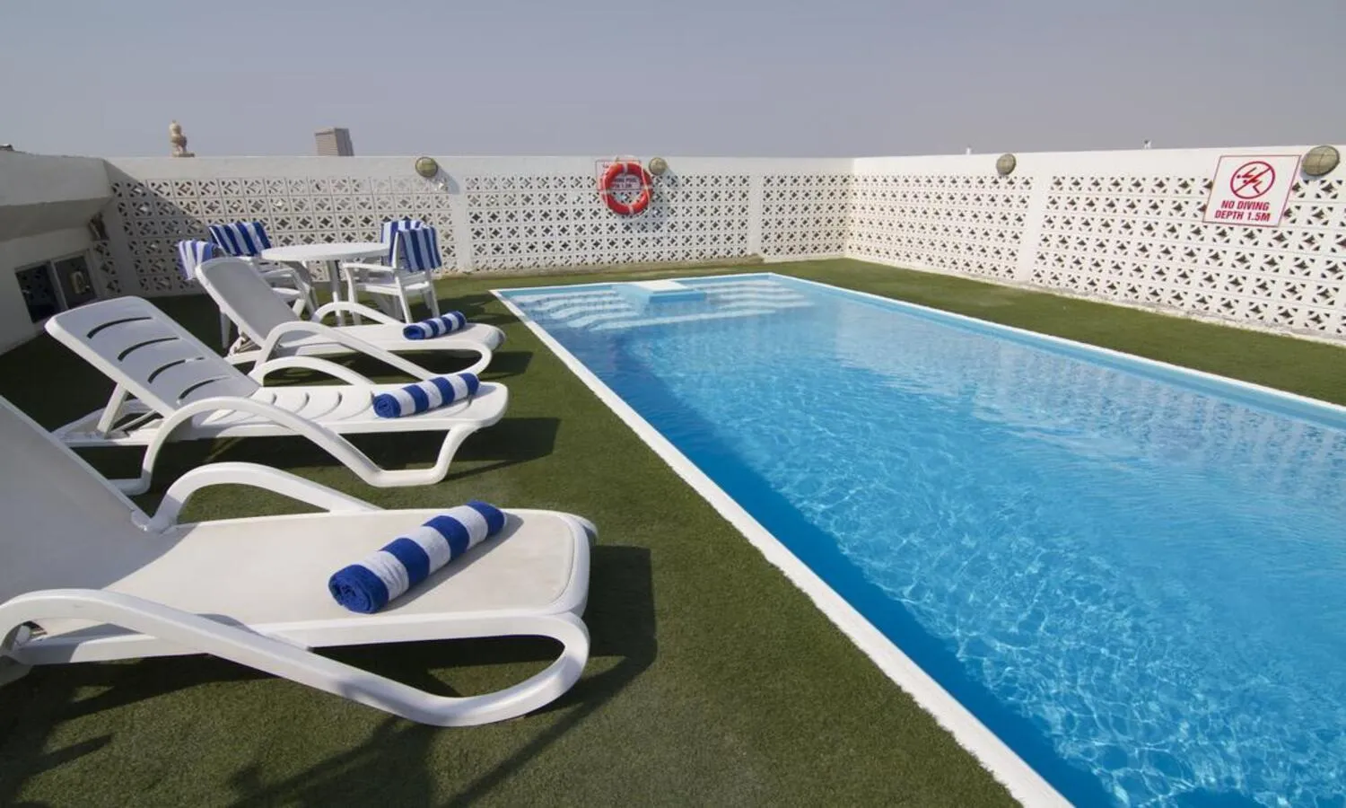 Swimming pool in Landmark Hotel