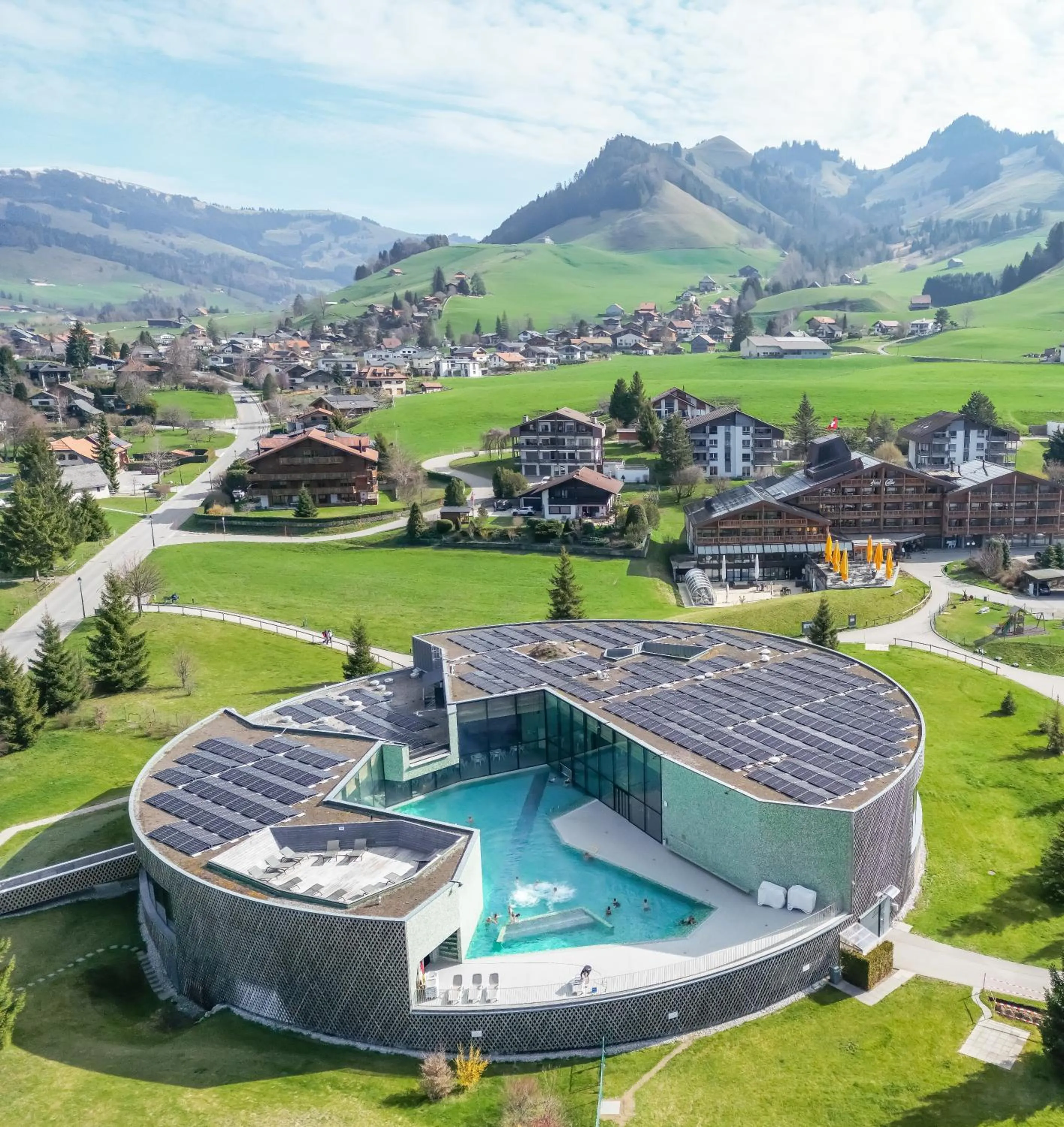 Property building in Hôtel Cailler & Bains de la Gruyère