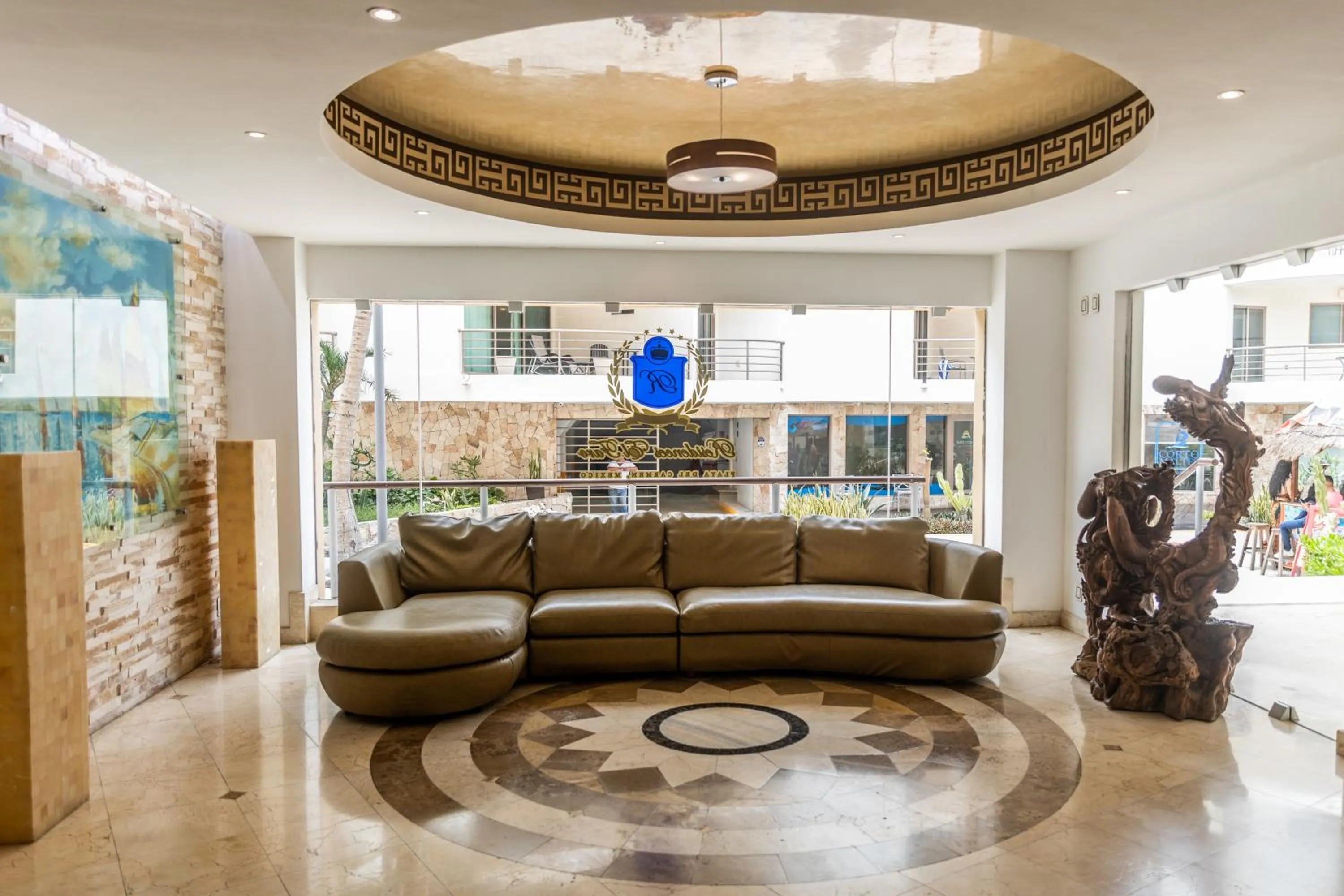 Living room in Ocean Front El Faro Reef 304