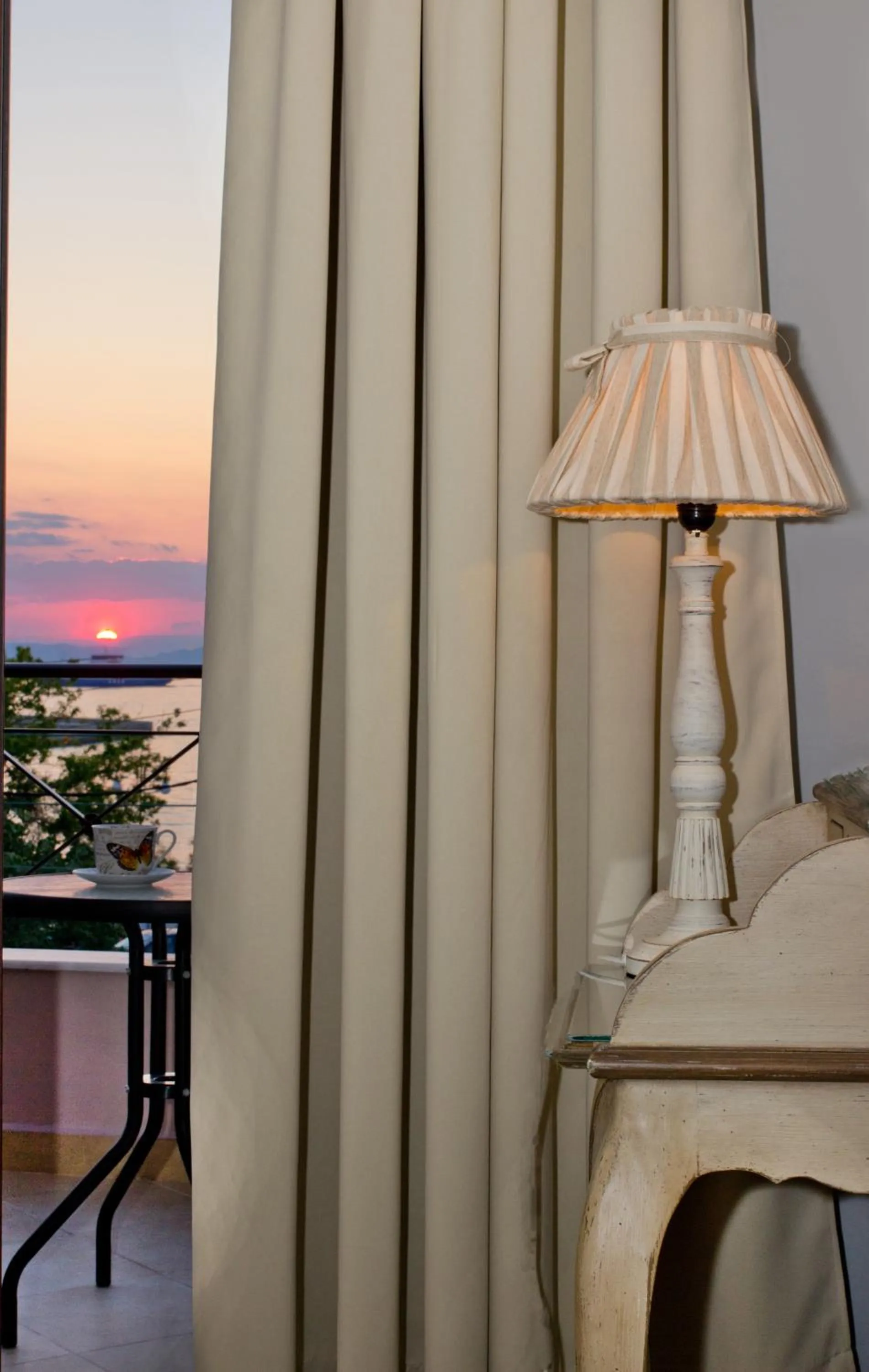 View (from property/room), Bed in Hotel Galini