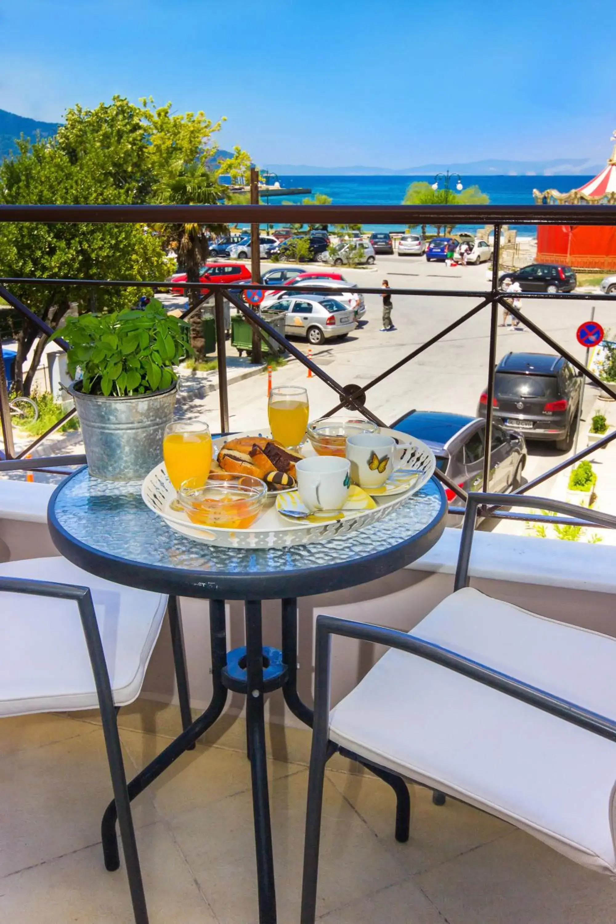 Double or Twin Room with Balcony in Hotel Galini Double or Twin Room with Balcony in Hotel Galini