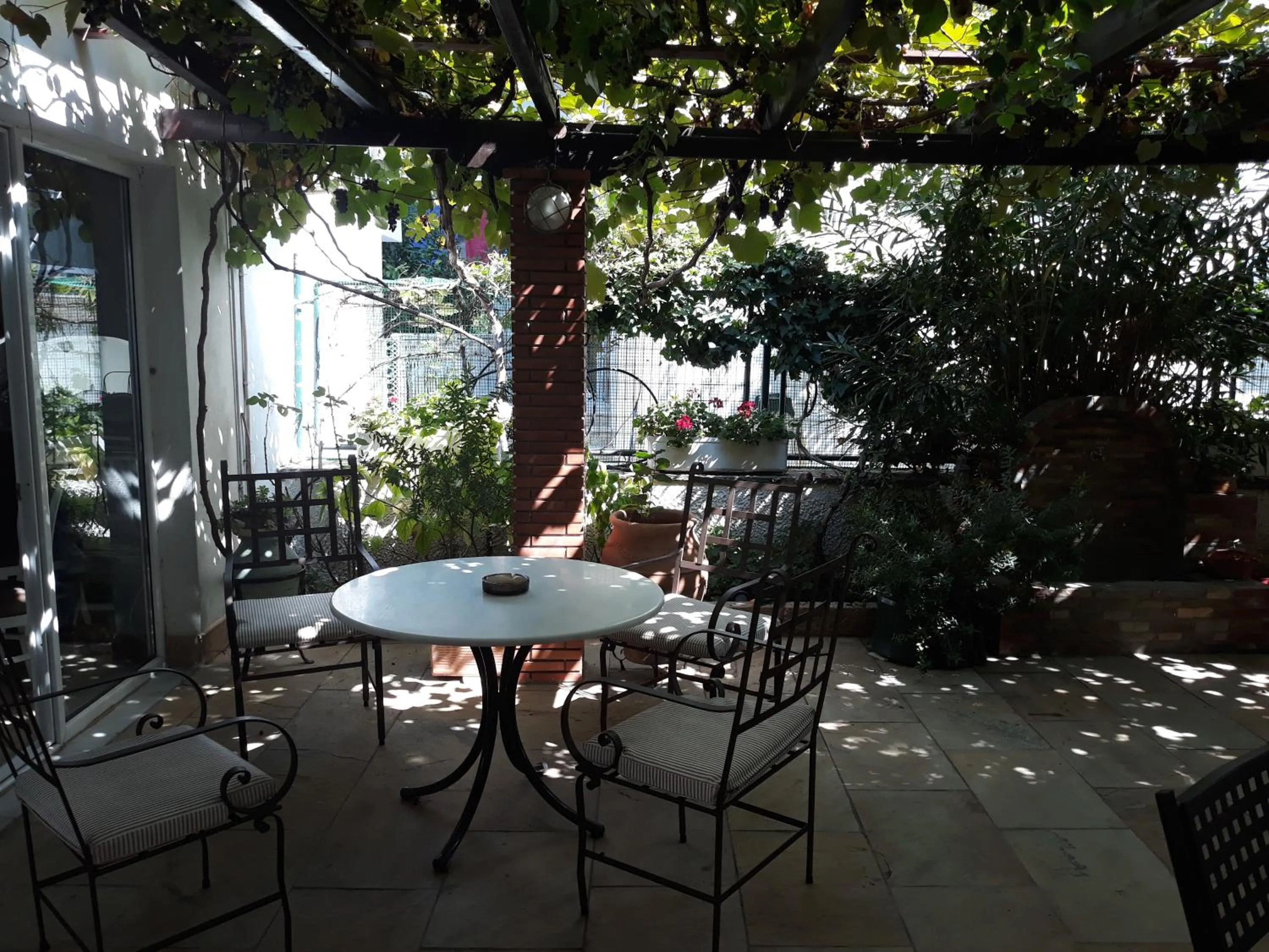 Patio in Hotel Galini