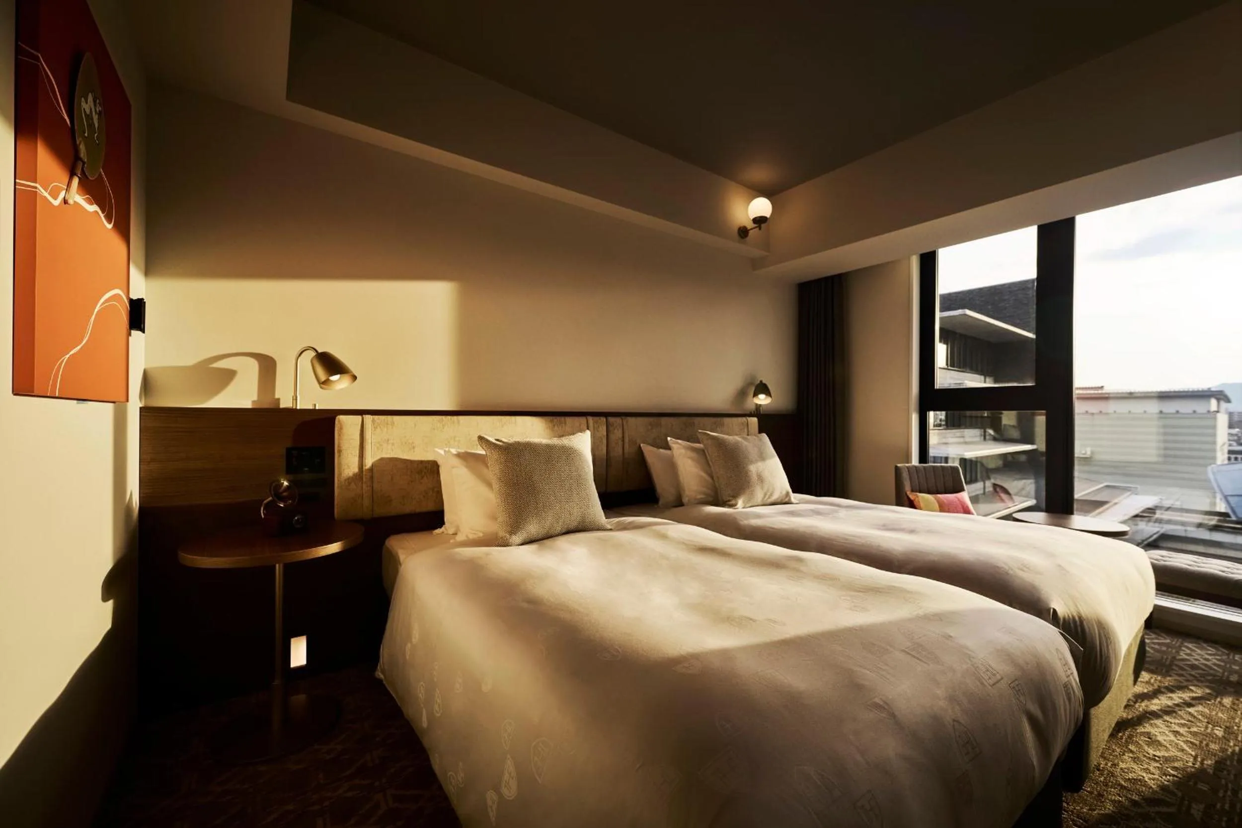 Photo of the whole room, Bed in The Royal Park Canvas - Kyoto Nijo