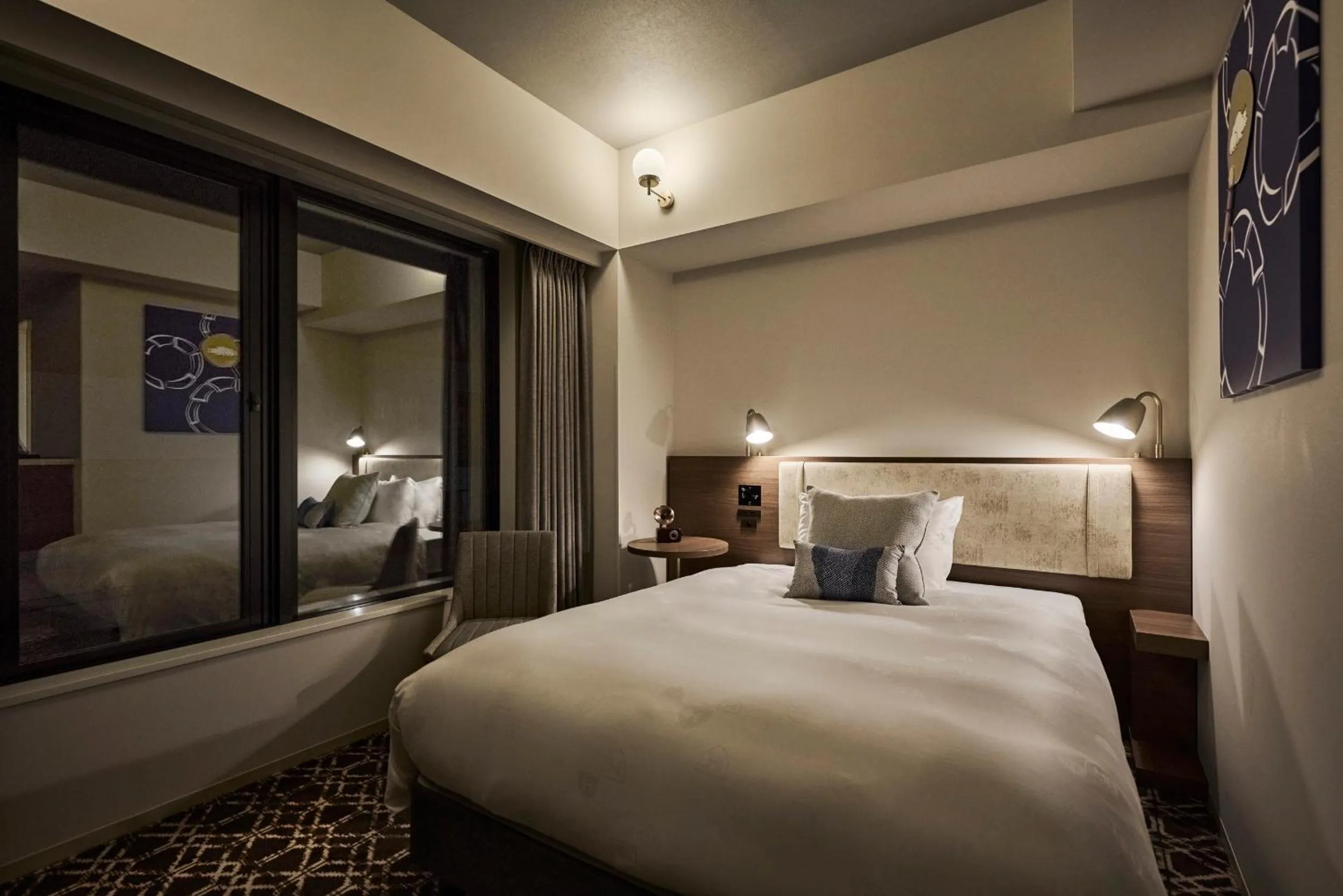 Photo of the whole room, Bed in The Royal Park Canvas - Kyoto Nijo