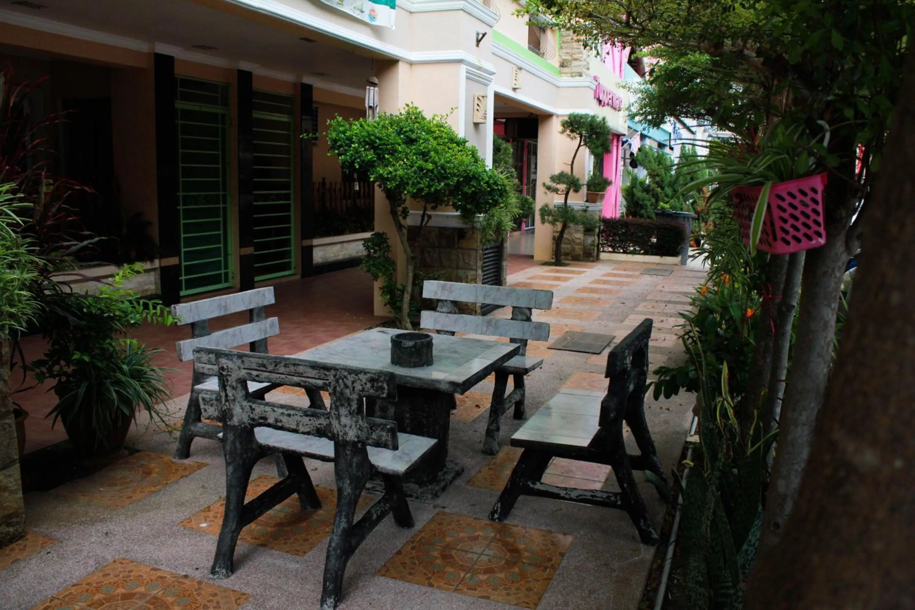 Patio in Hotel Johan