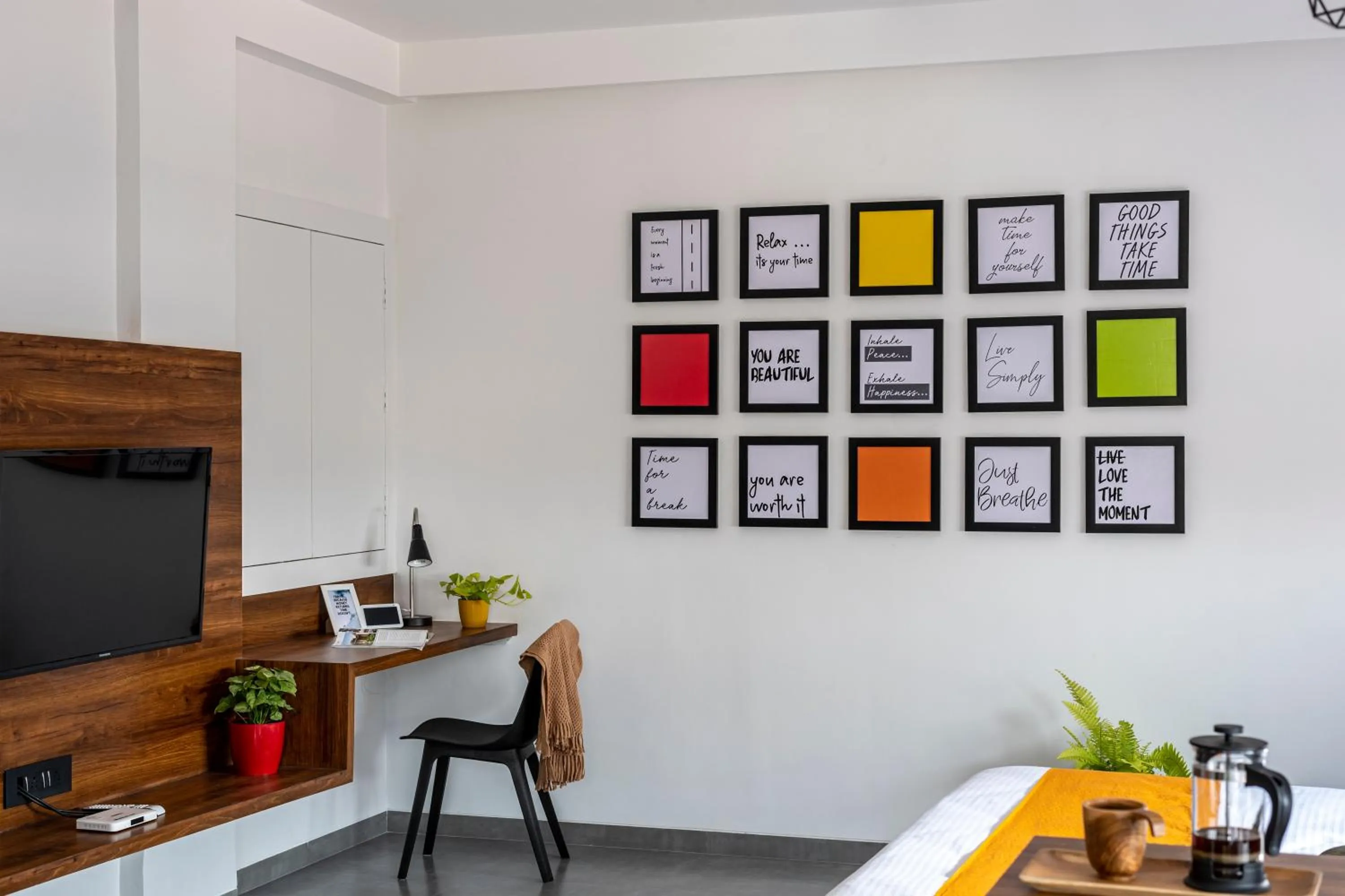 Bedroom in The Cult Stay