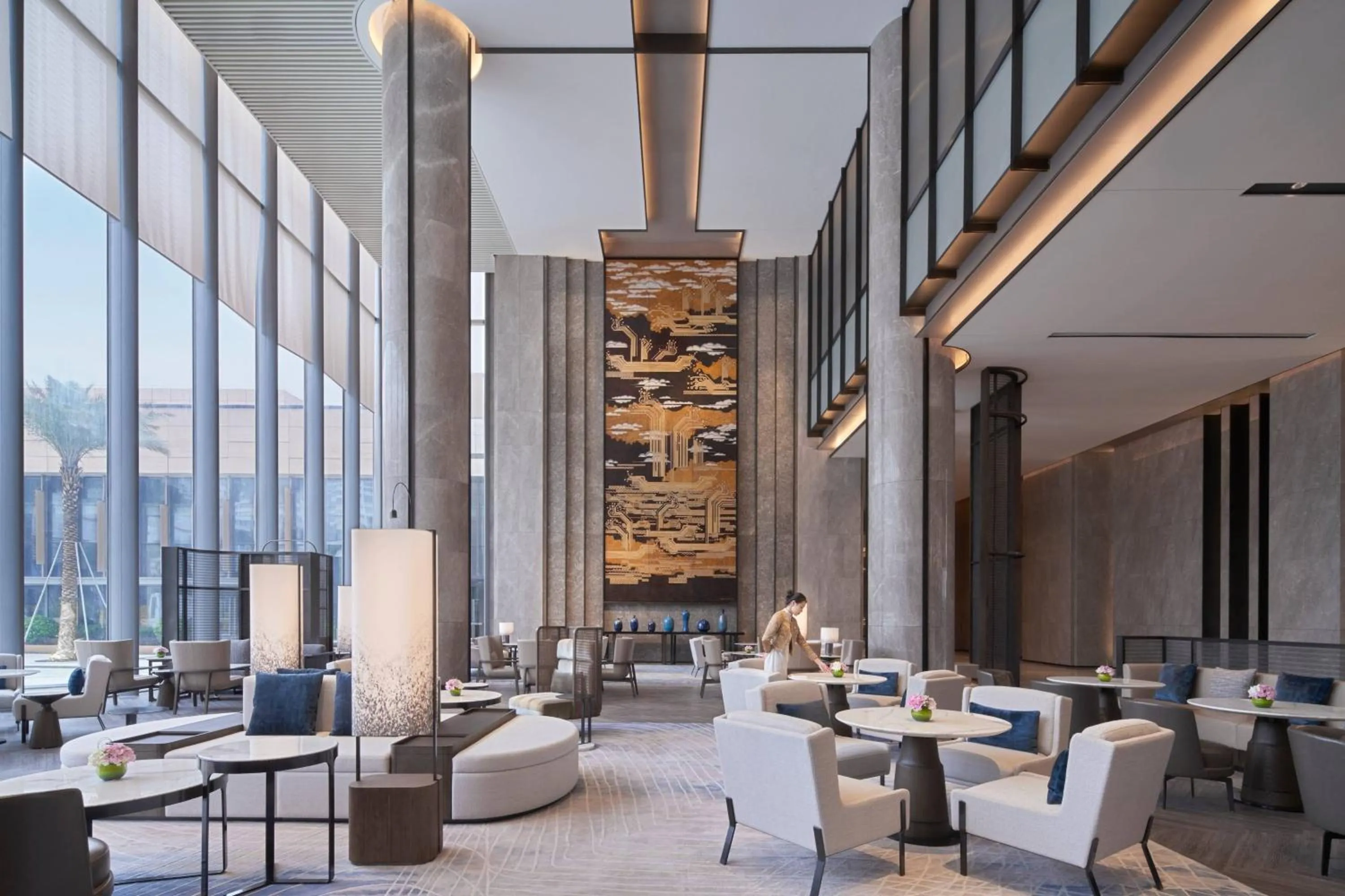 Lounge or bar in Fuzhou Marriott Hotel Riverside