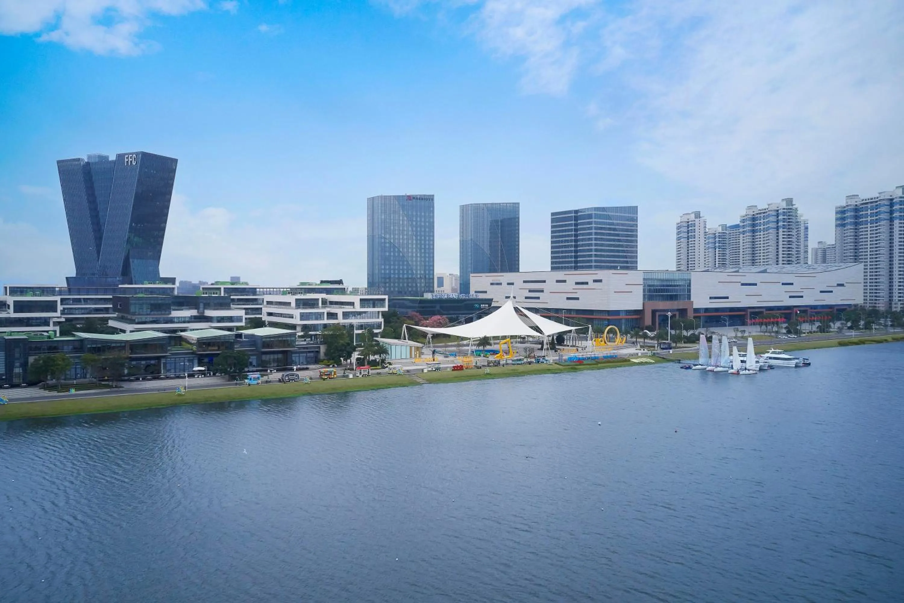 Property building in Fuzhou Marriott Hotel Riverside