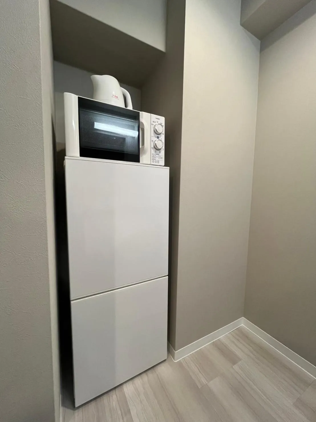 Kitchen or kitchenette in Ostay Kitahama Hotel Apartment