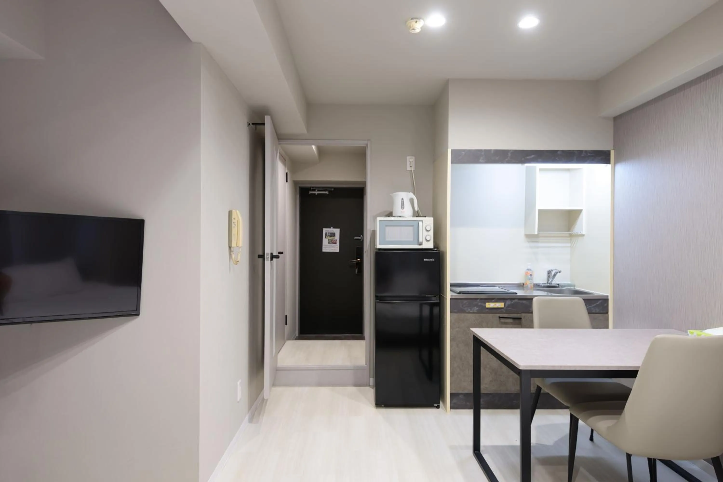 Living room in Ostay Kitahama Hotel Apartment