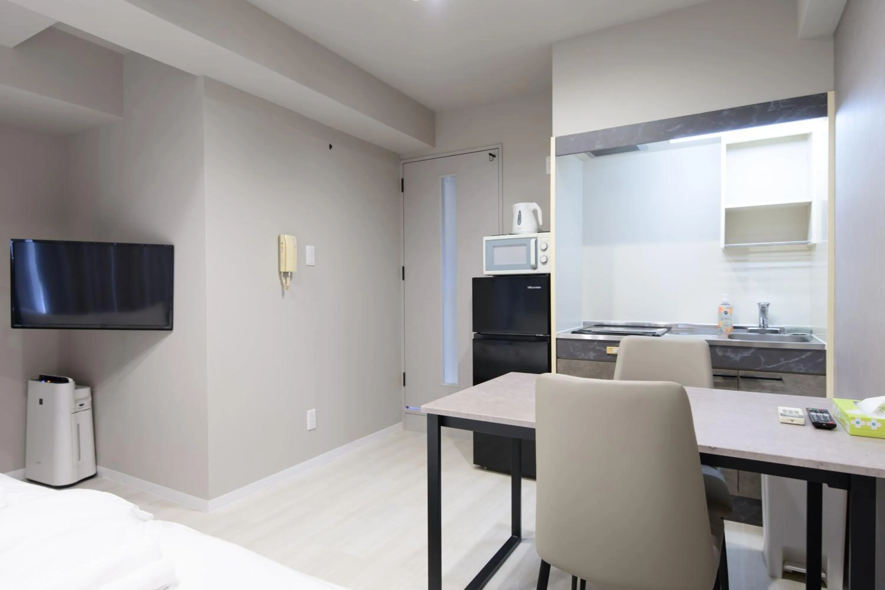 Living room in Ostay Kitahama Hotel Apartment