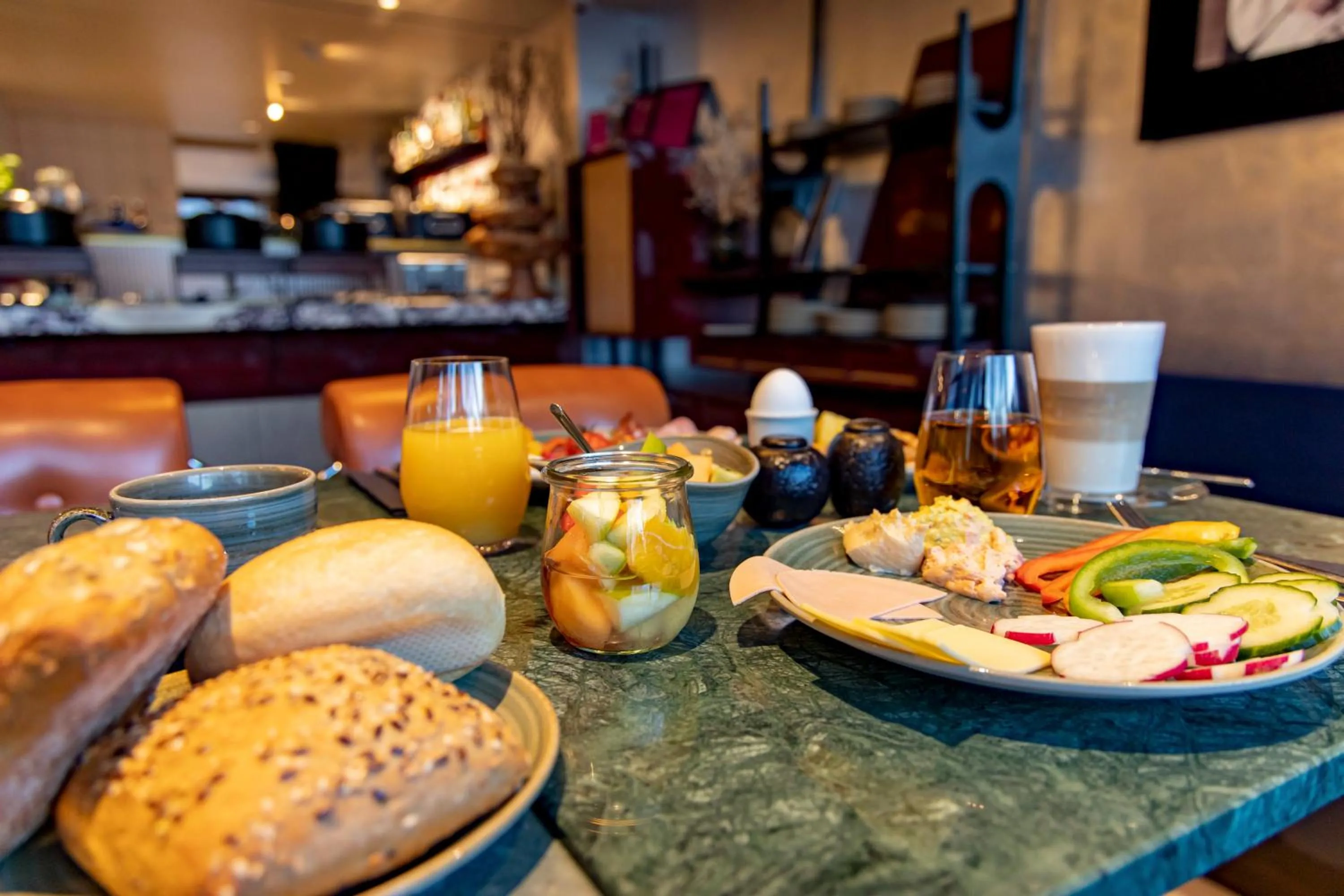 Buffet breakfast in MUZE Hotel Dusseldorf - Handwritten Collection