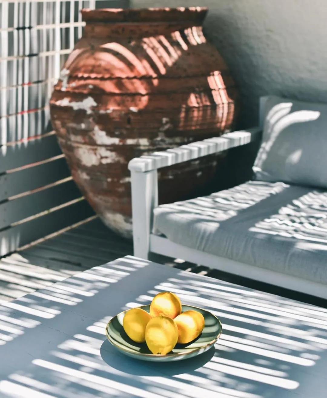 Seating area in Manastir Alacati Hotel