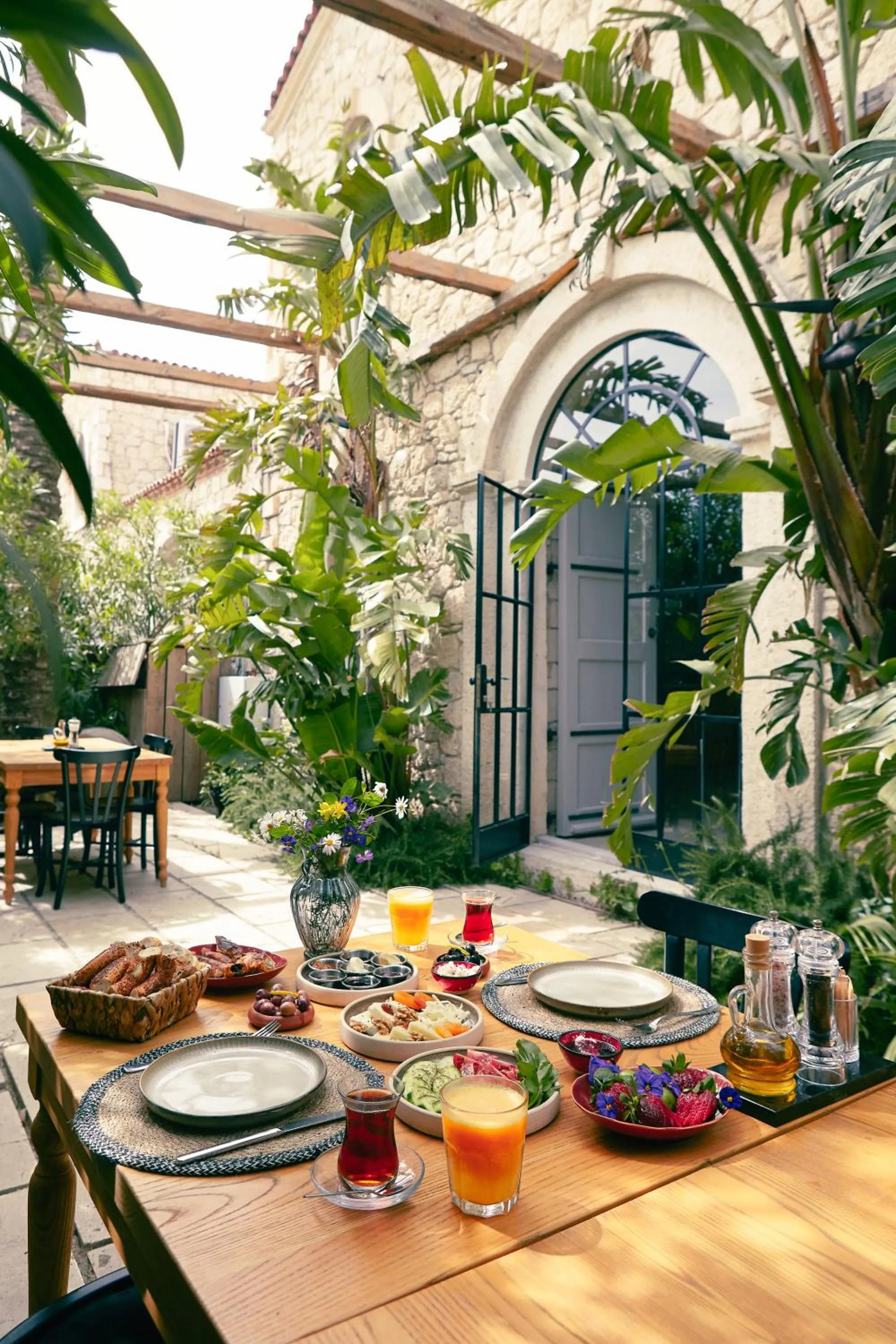 Breakfast in Manastir Alacati Hotel