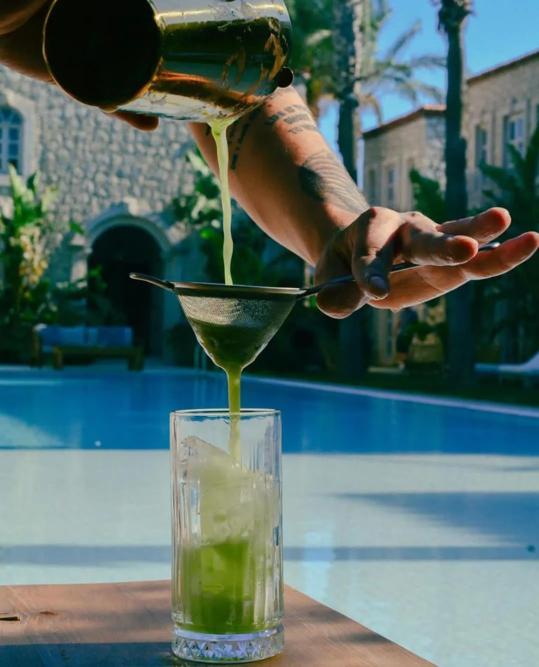 Drinks in Manastir Alacati Hotel