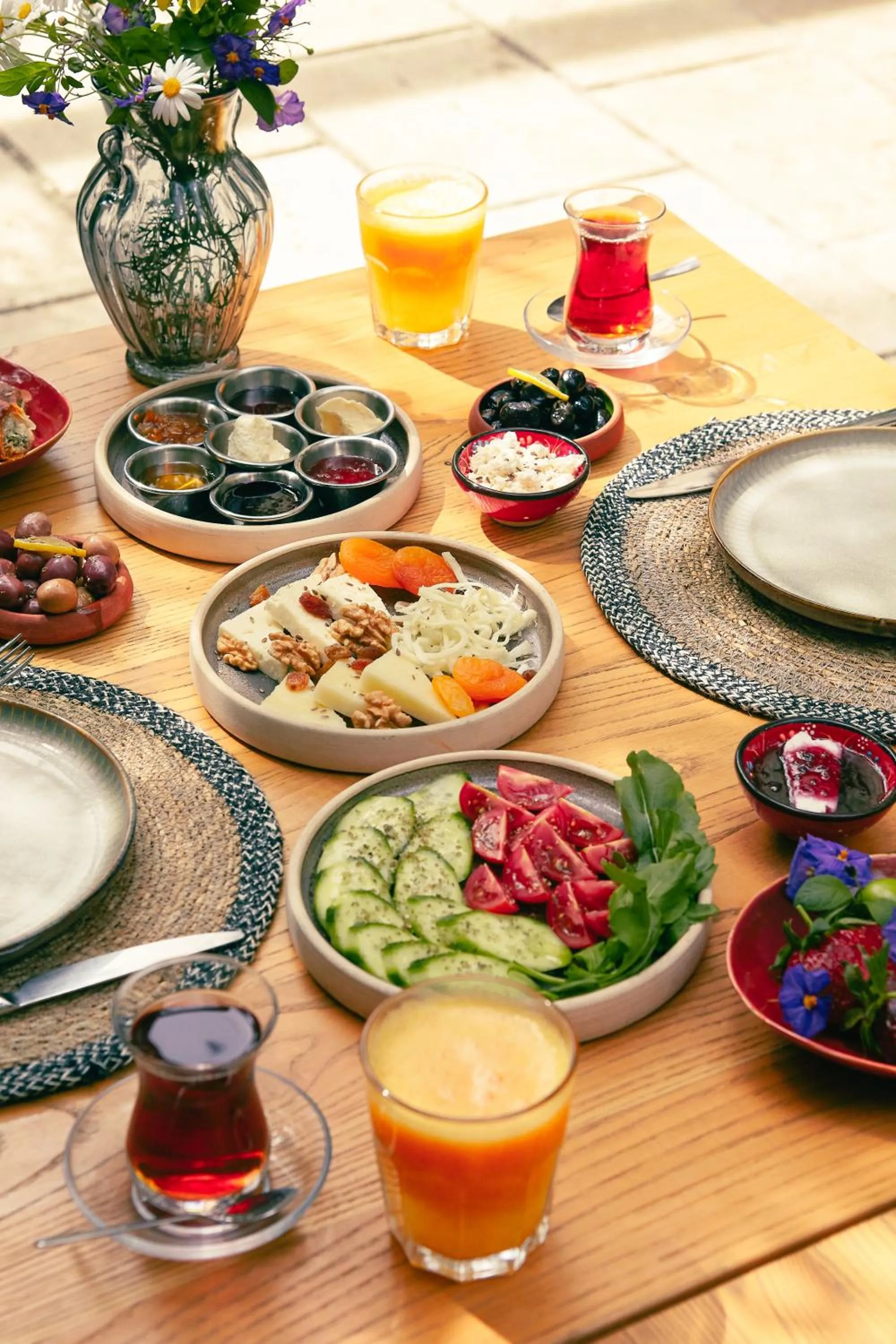 Breakfast in Manastir Alacati Hotel