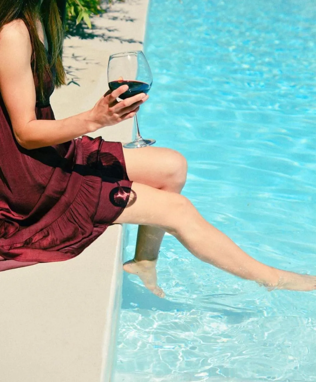 Pool view in Manastir Alacati Hotel