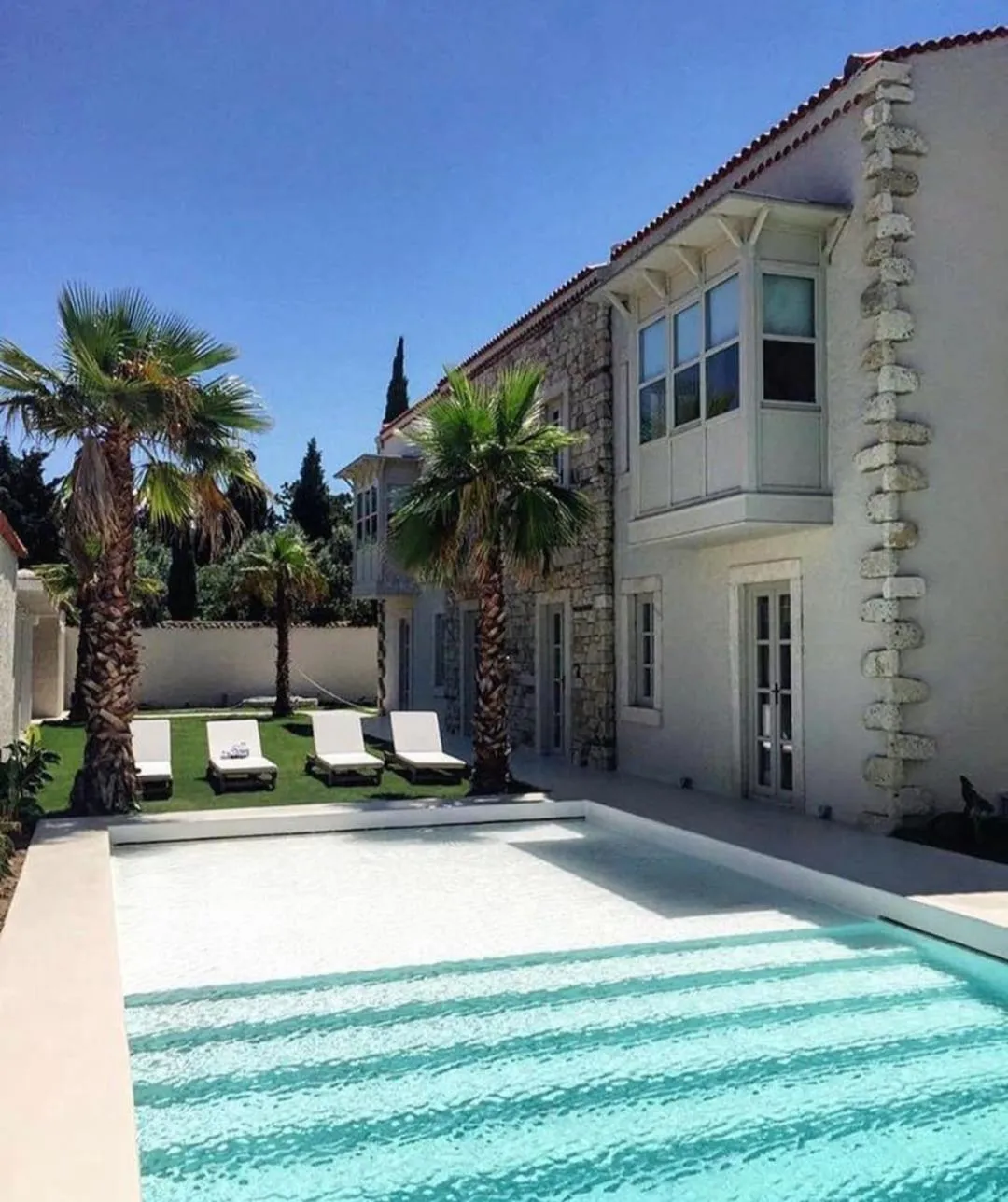 Garden view in Manastir Alacati Hotel