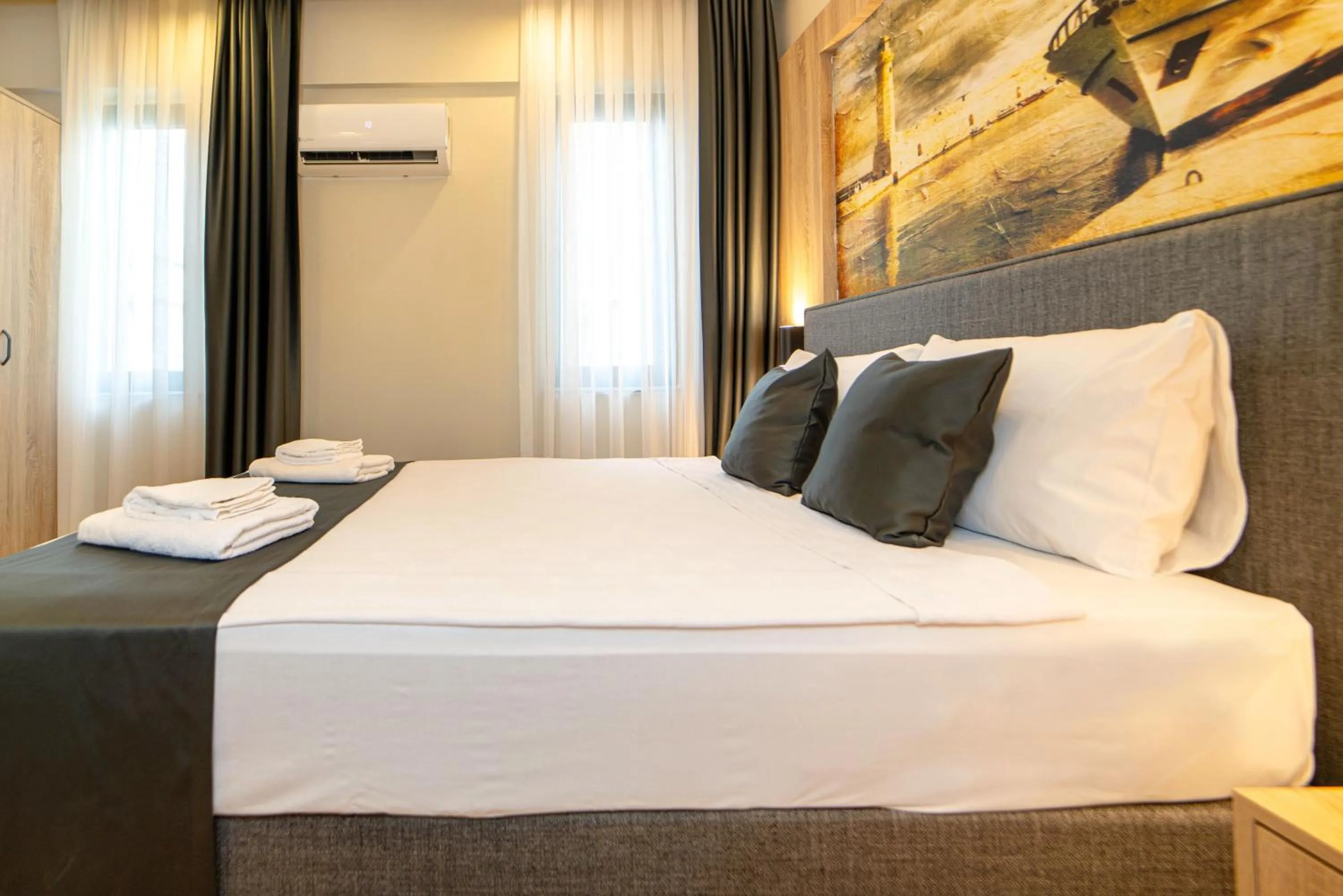 Bed in Deniz Boutique Hotel