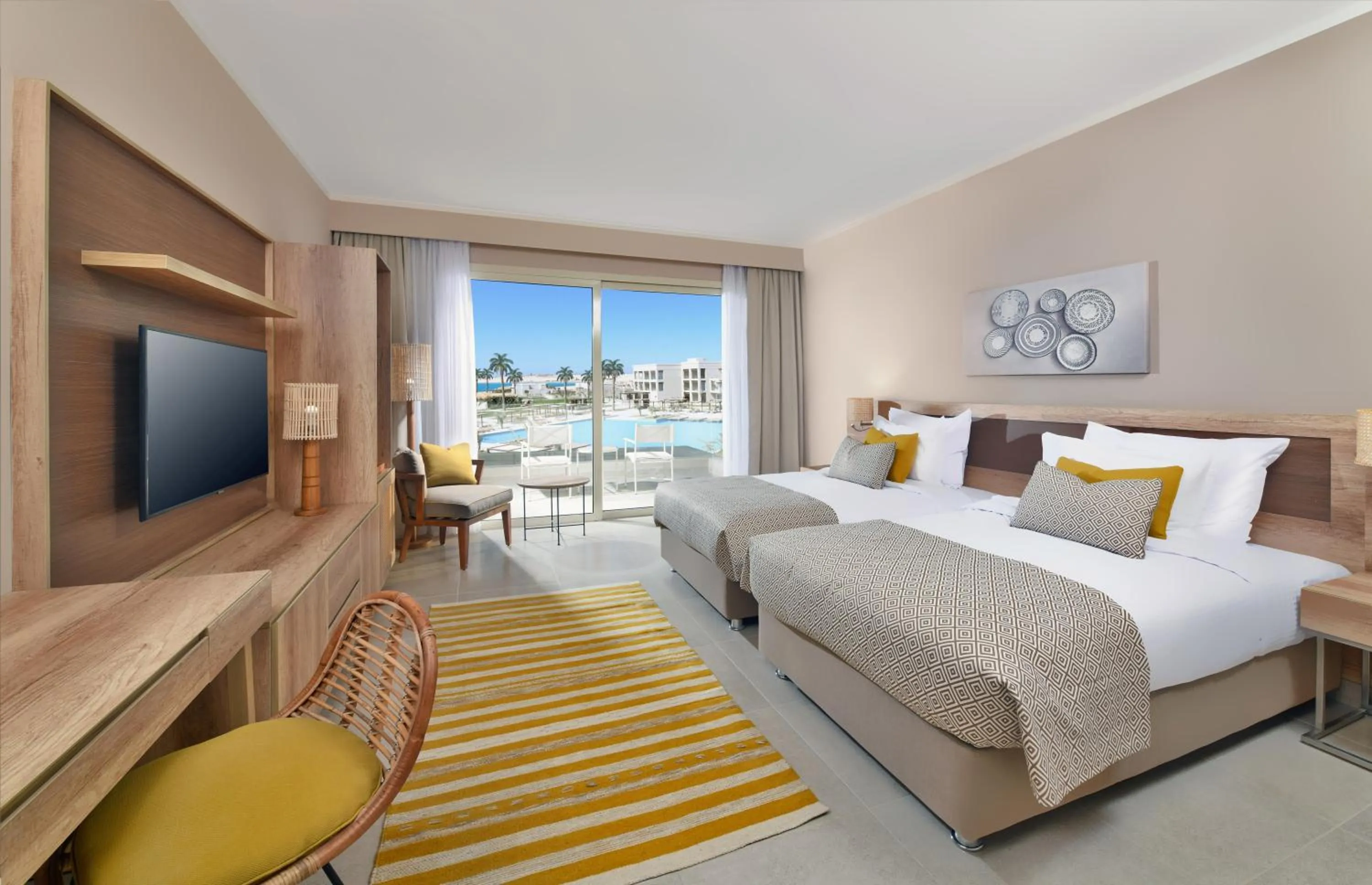 Superior Twin Side Sea View - single occupancy in Steigenberger Resort Ras Soma