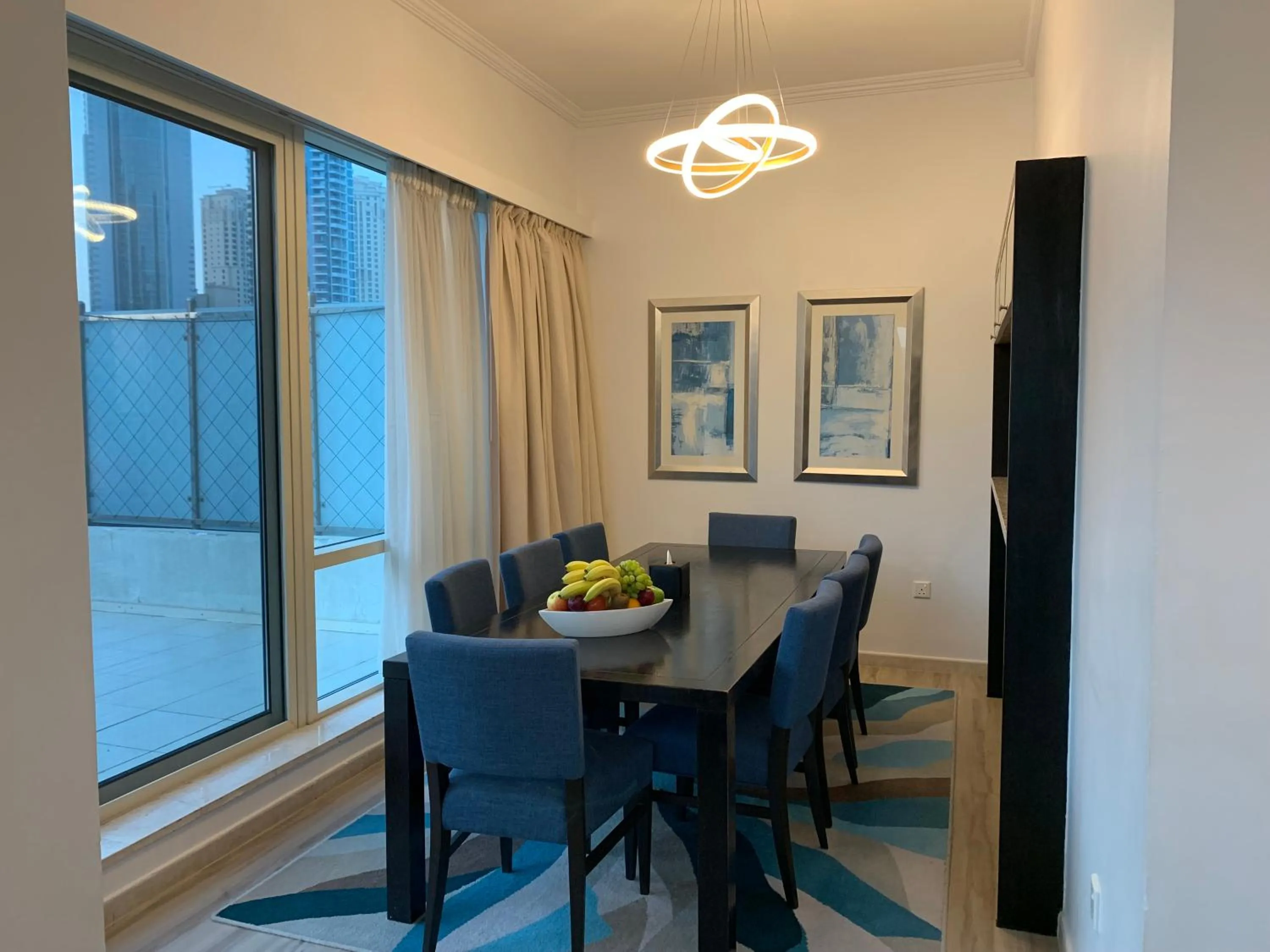 Dining area in Nuran Marina