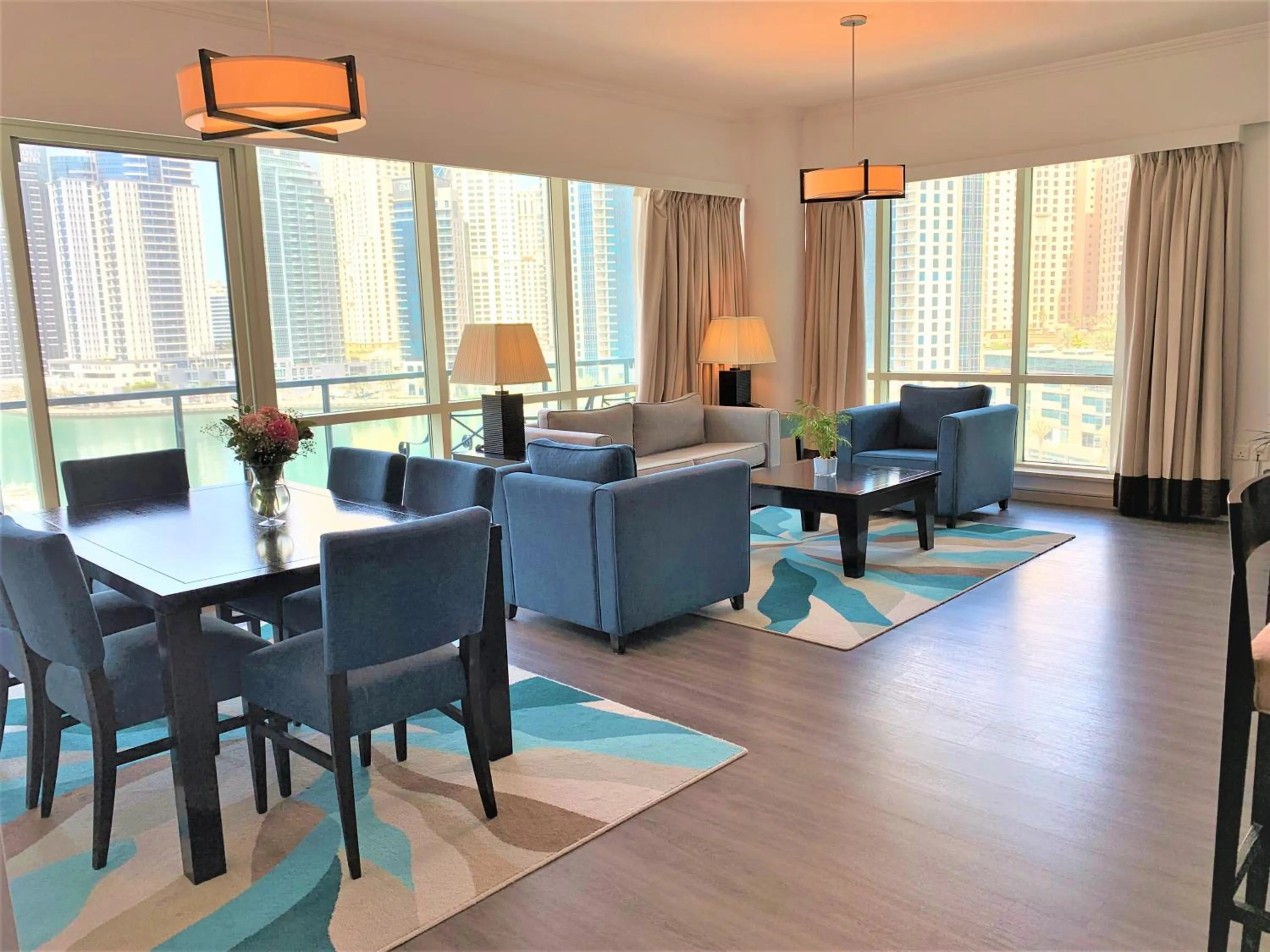 Living room in Nuran Marina