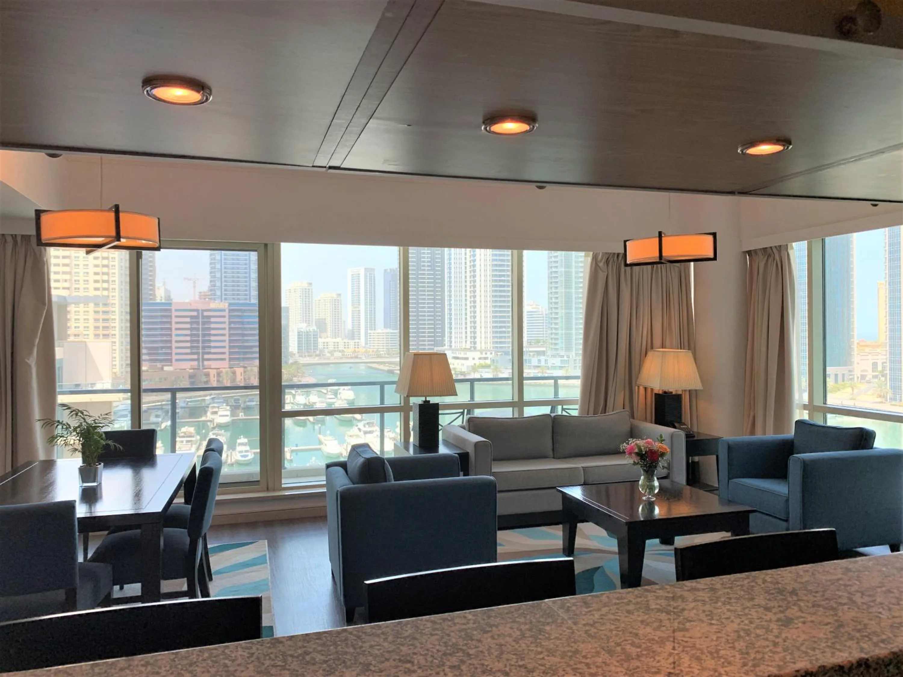 Living room in Nuran Marina