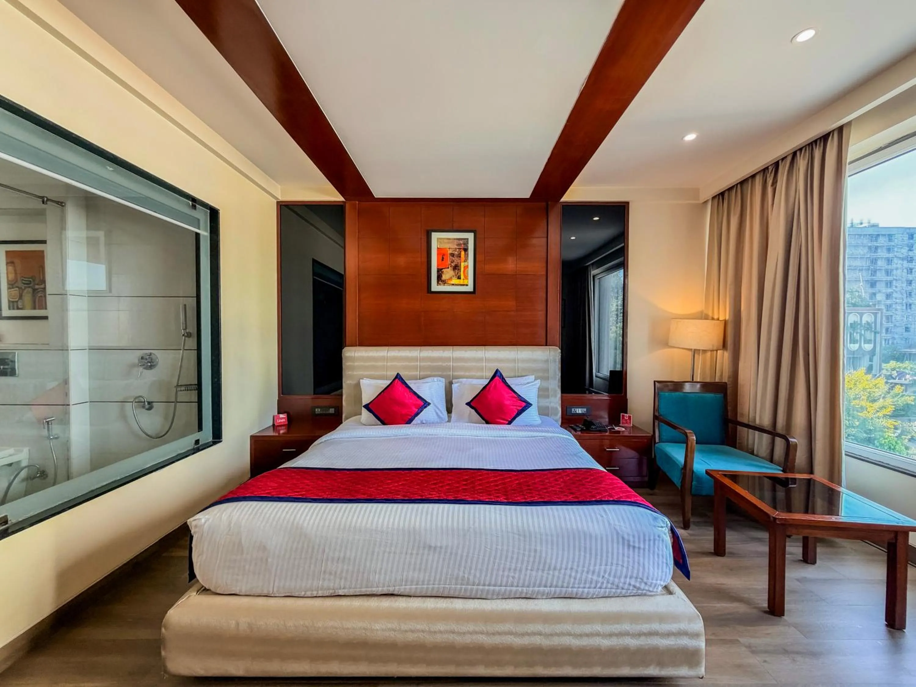 Bed in Spree Hotel Jaipur