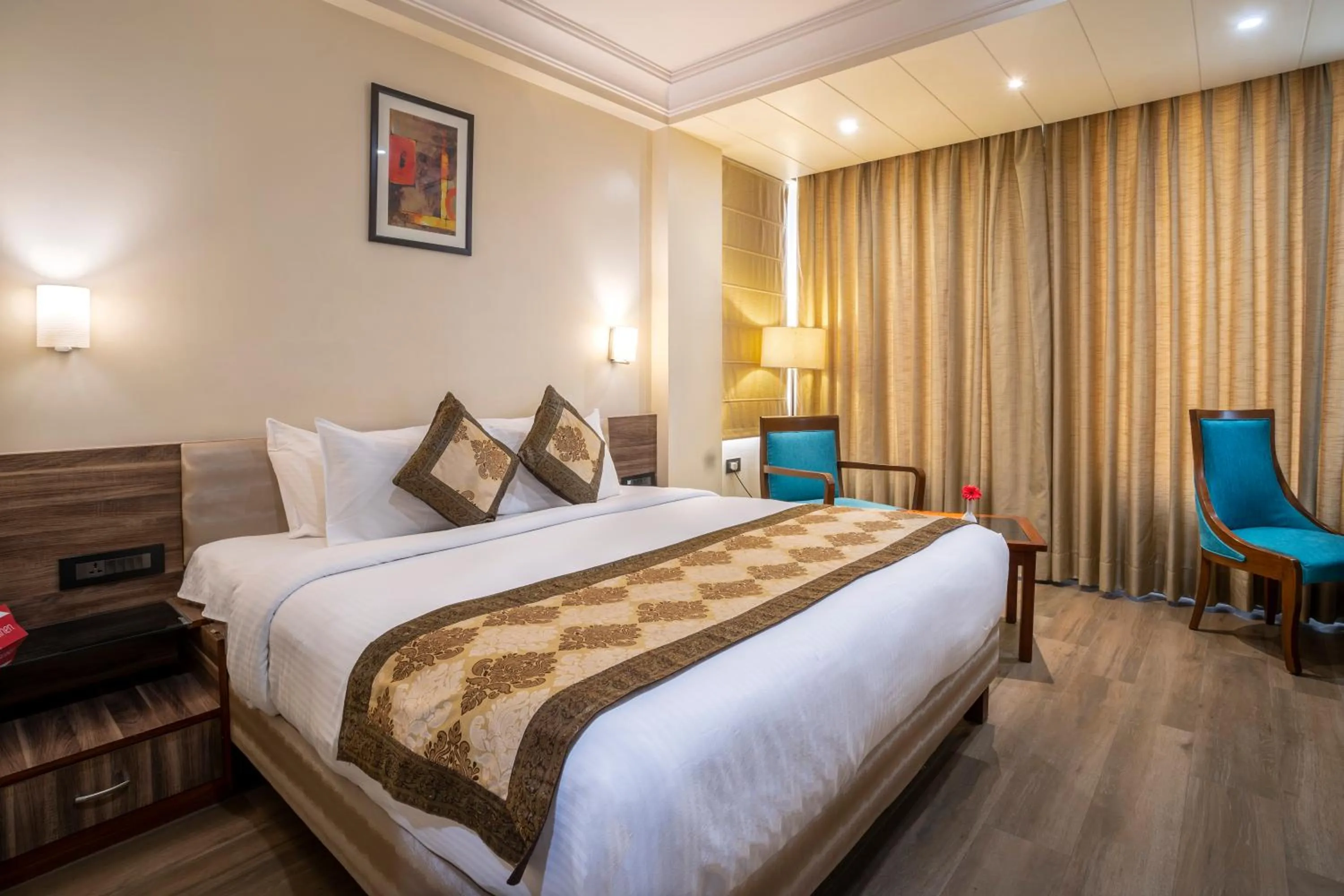 Photo of the whole room, Bed in Spree Hotel Jaipur