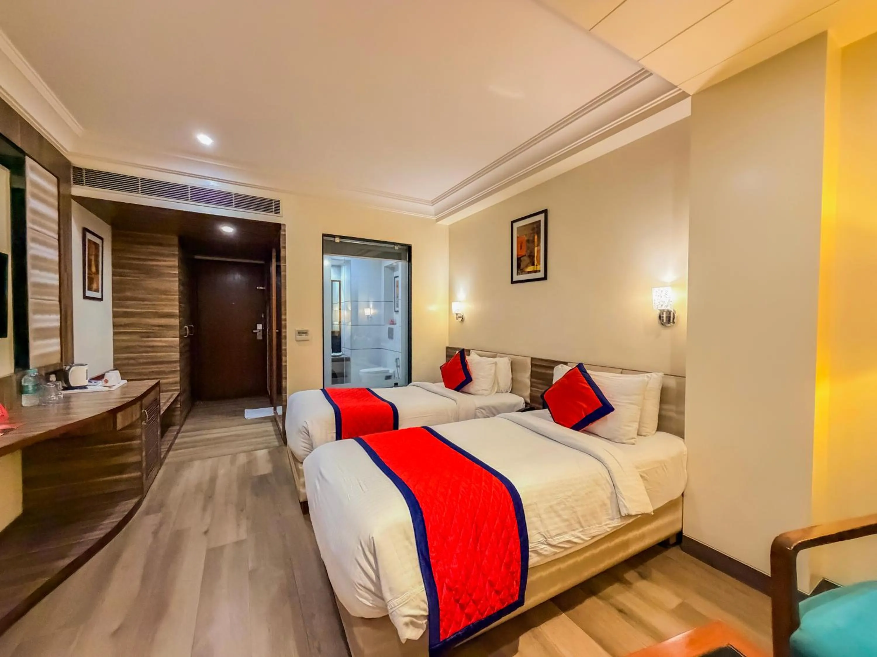 Bed in Spree Hotel Jaipur