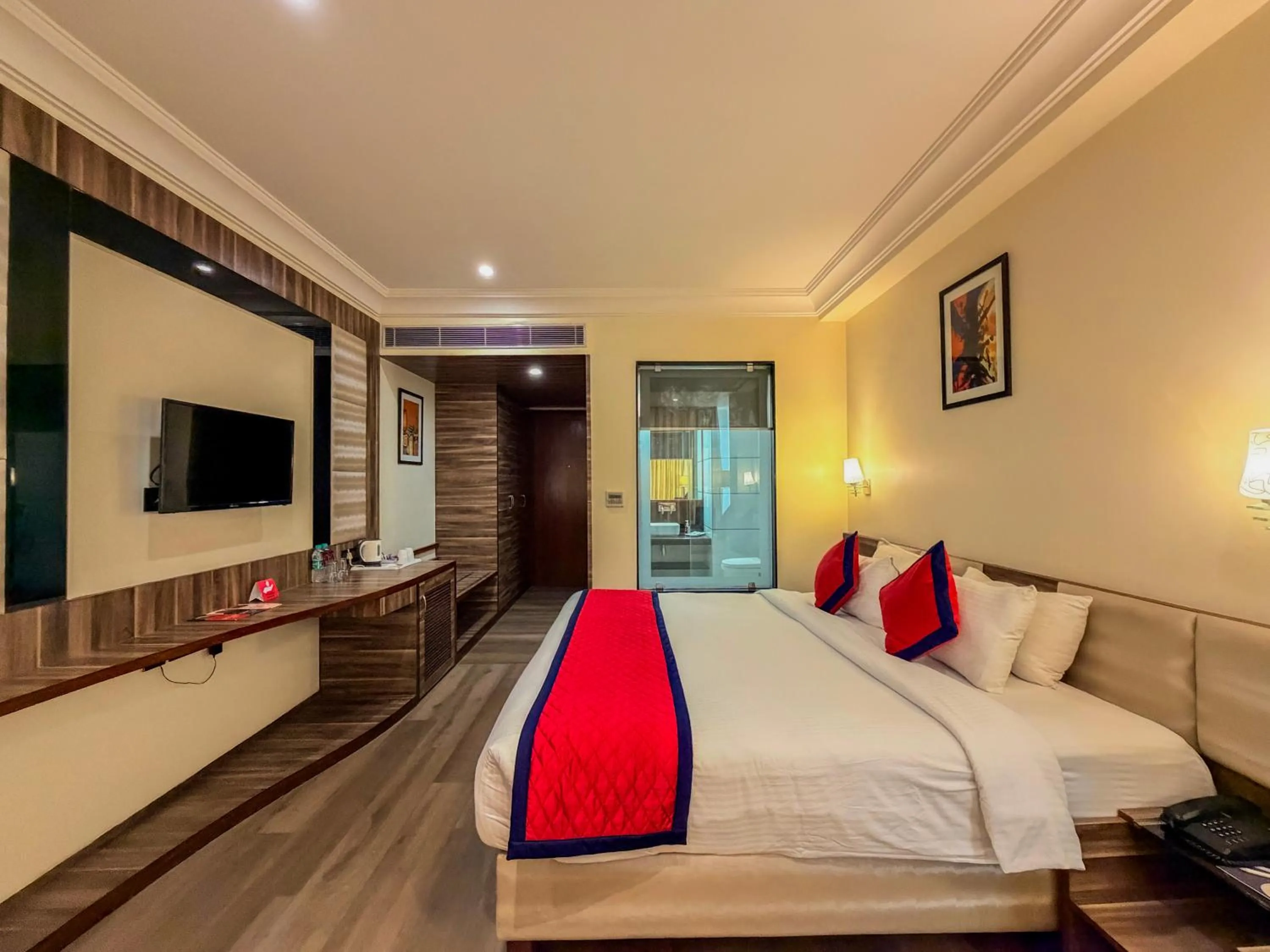 Bed in Spree Hotel Jaipur