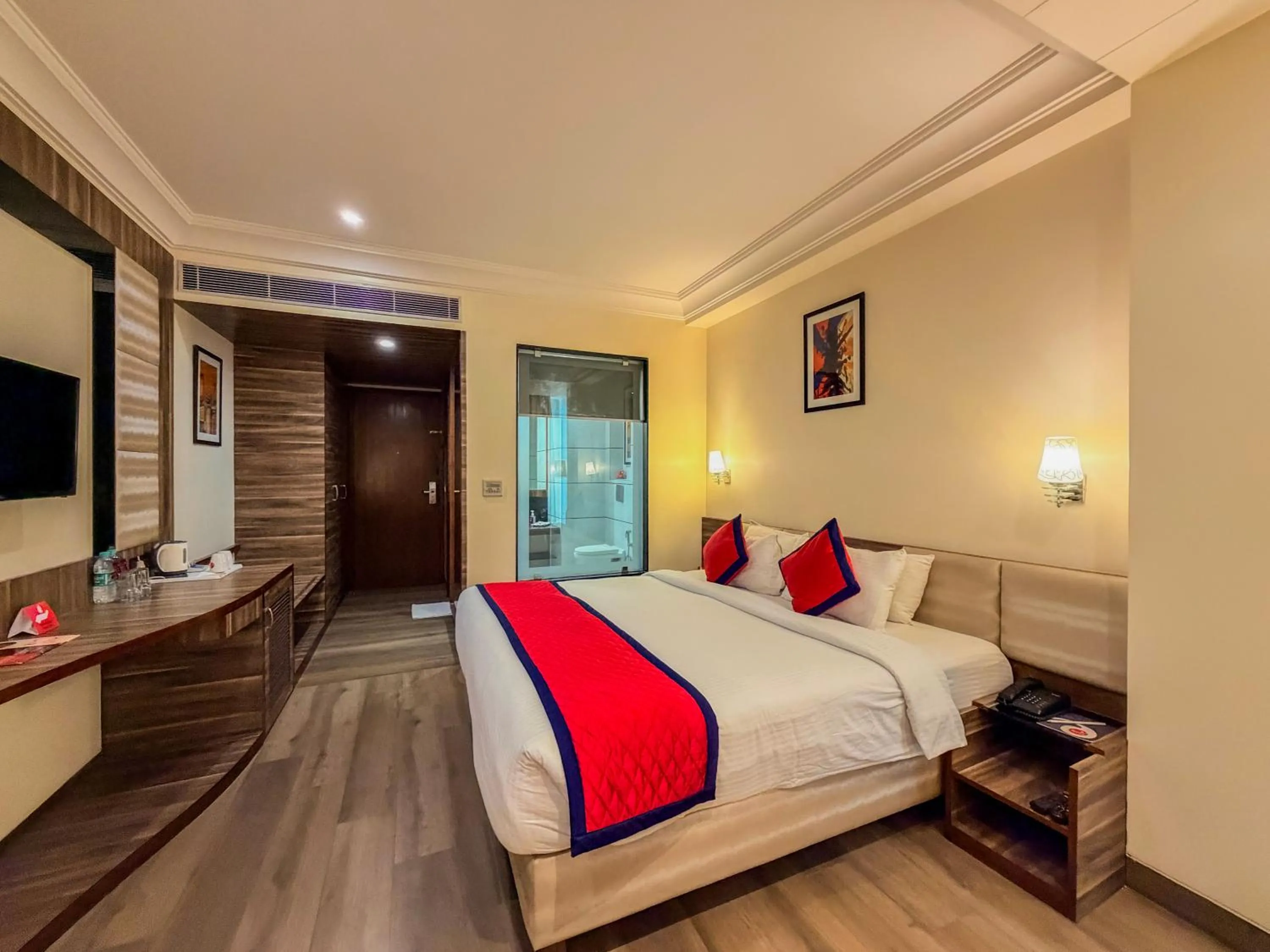 Bed in Spree Hotel Jaipur