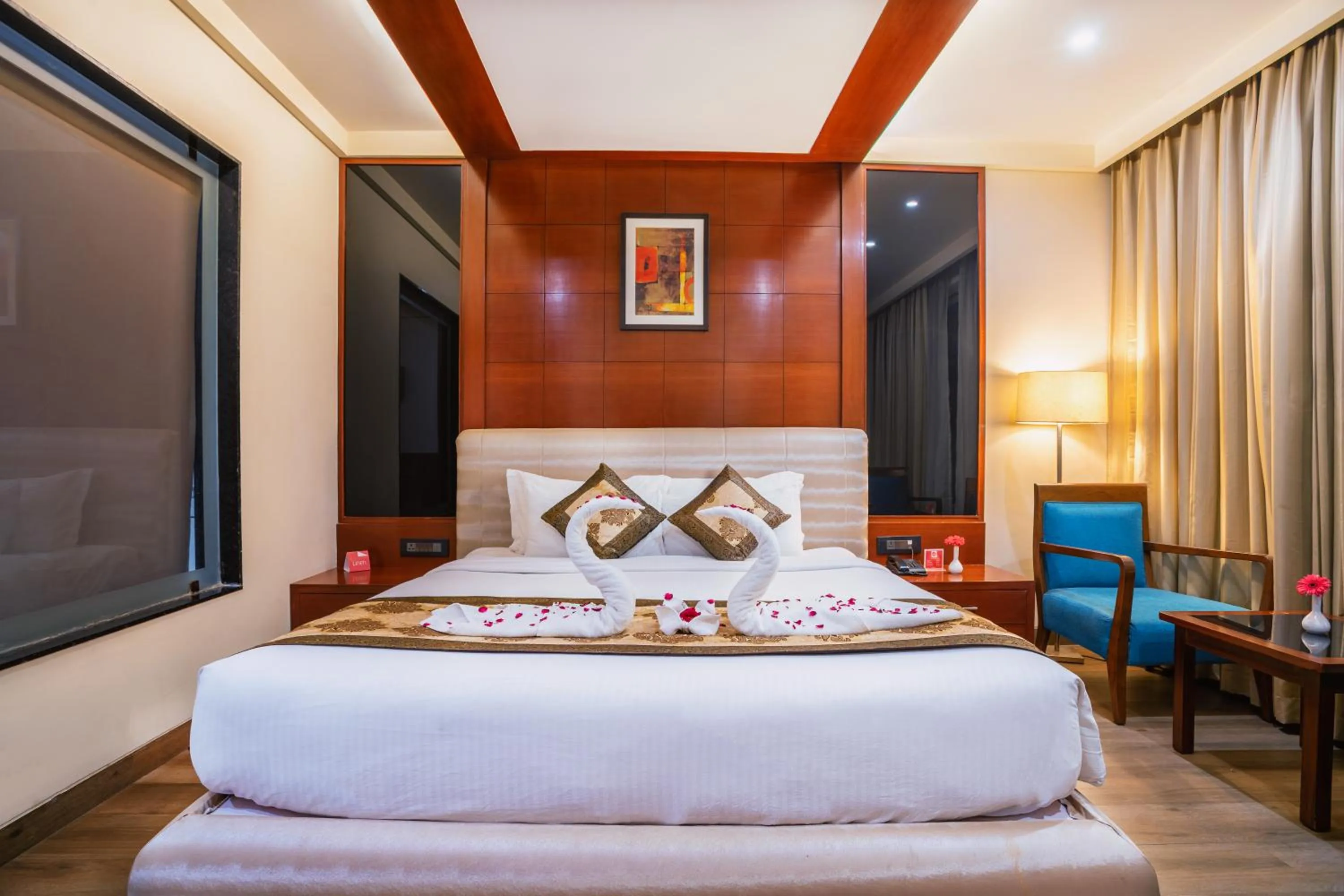 Bedroom, Bed in Spree Hotel Jaipur