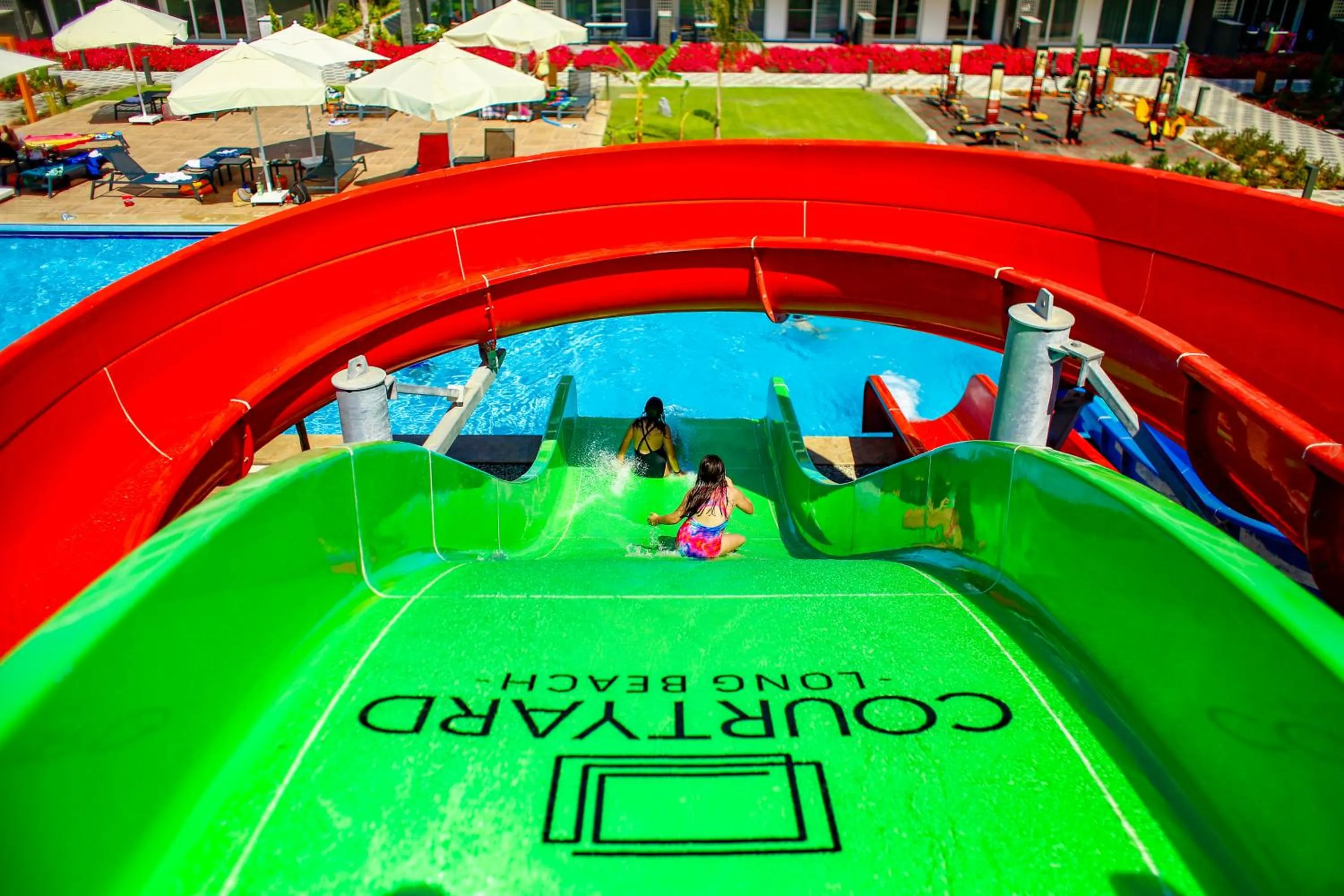 Aqua park in Courtyard Long Beach Holiday Resort