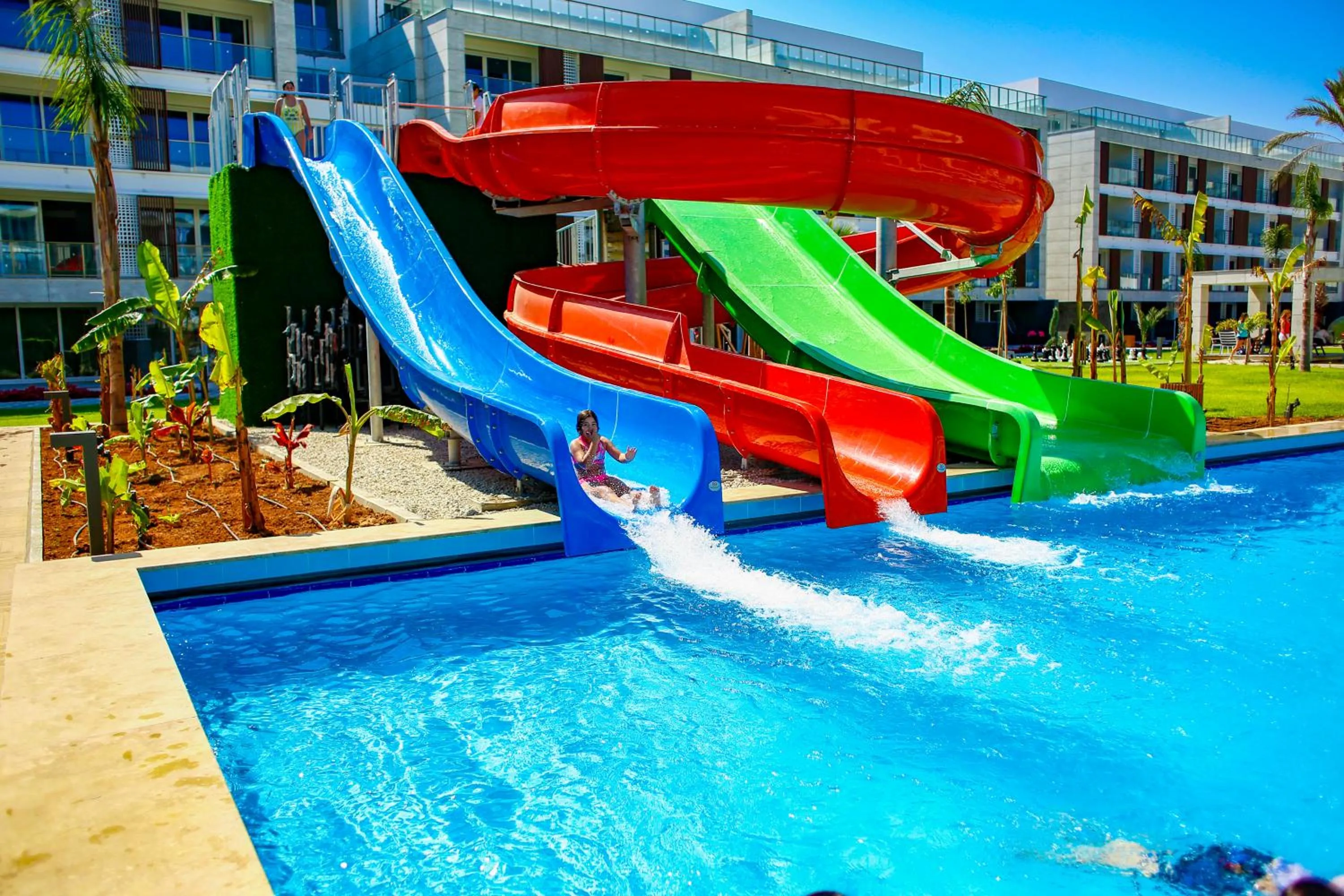 Aqua park in Courtyard Long Beach Holiday Resort