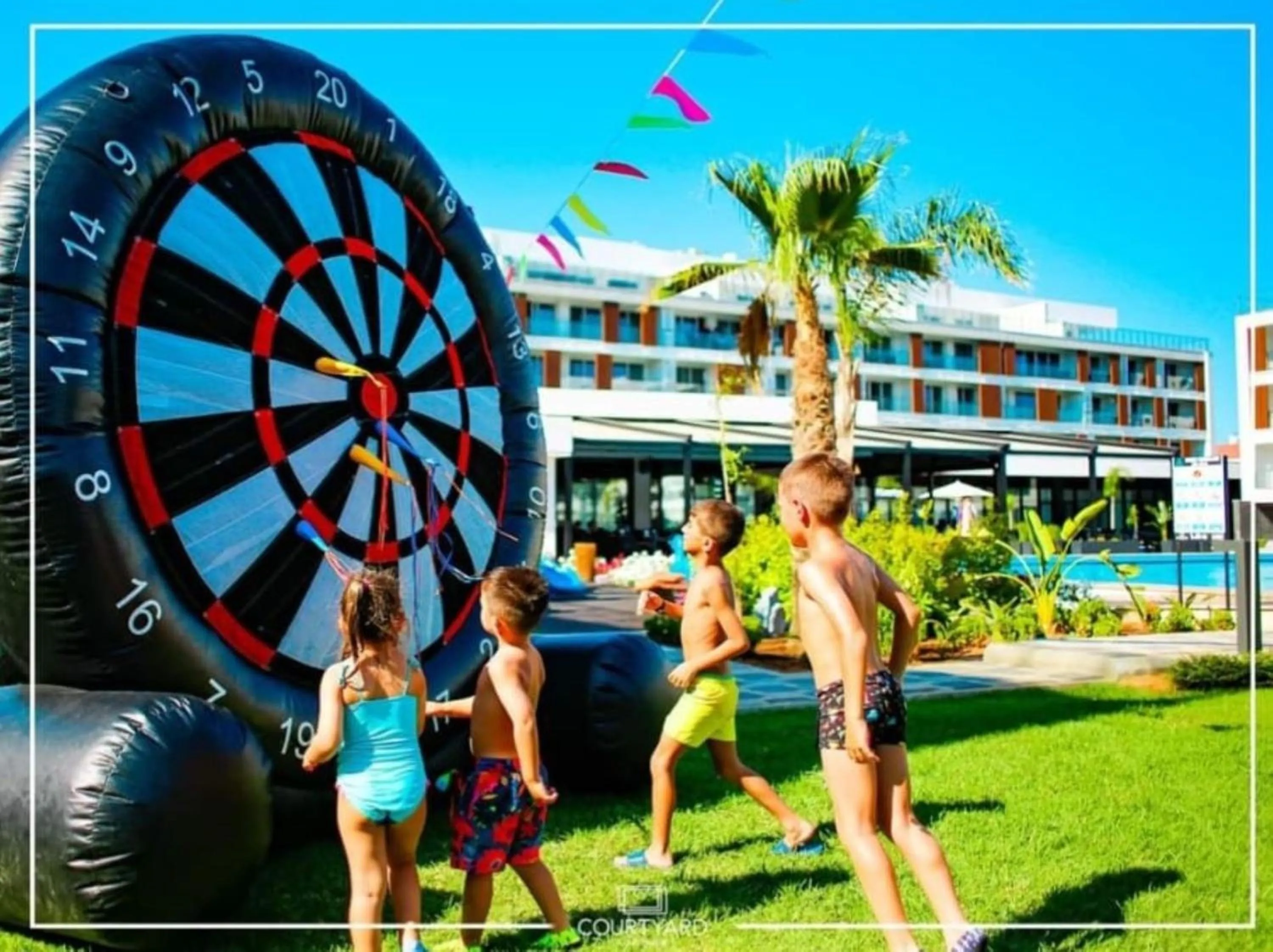 Garden in Courtyard Long Beach Holiday Resort