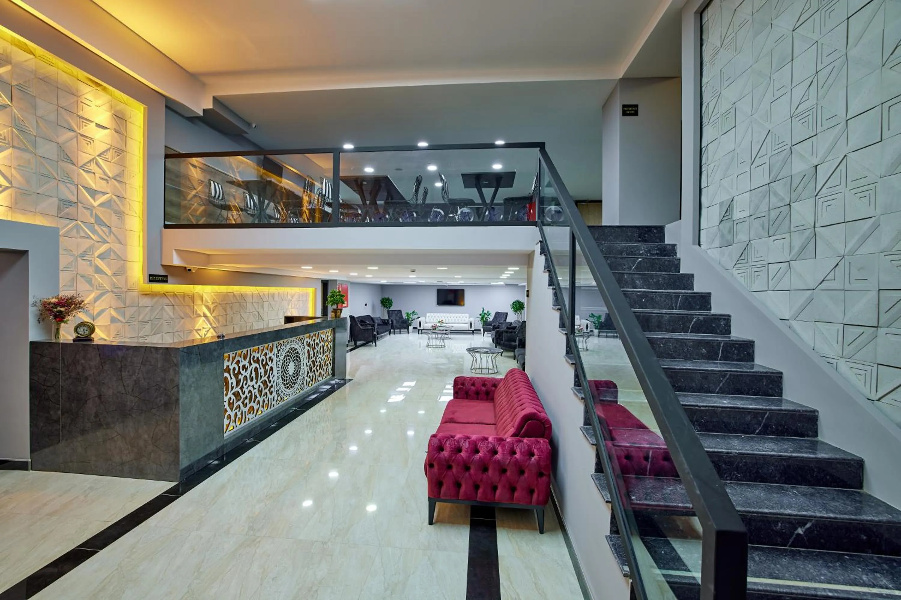 Lobby or reception in The Bold Hotel