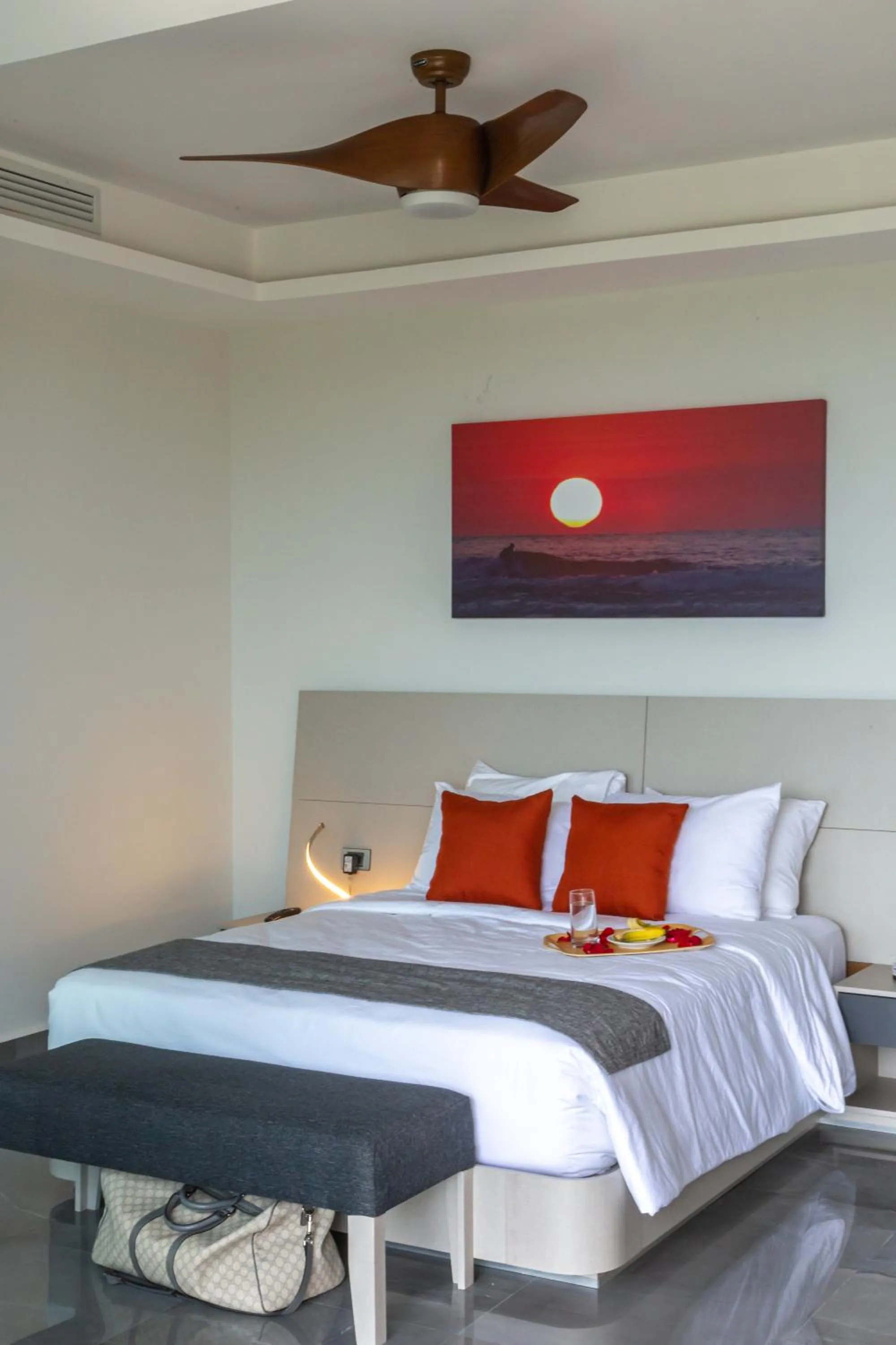 Bed in Fabulous & Exclusive Apartments With Sea View Pool BBQ Garden