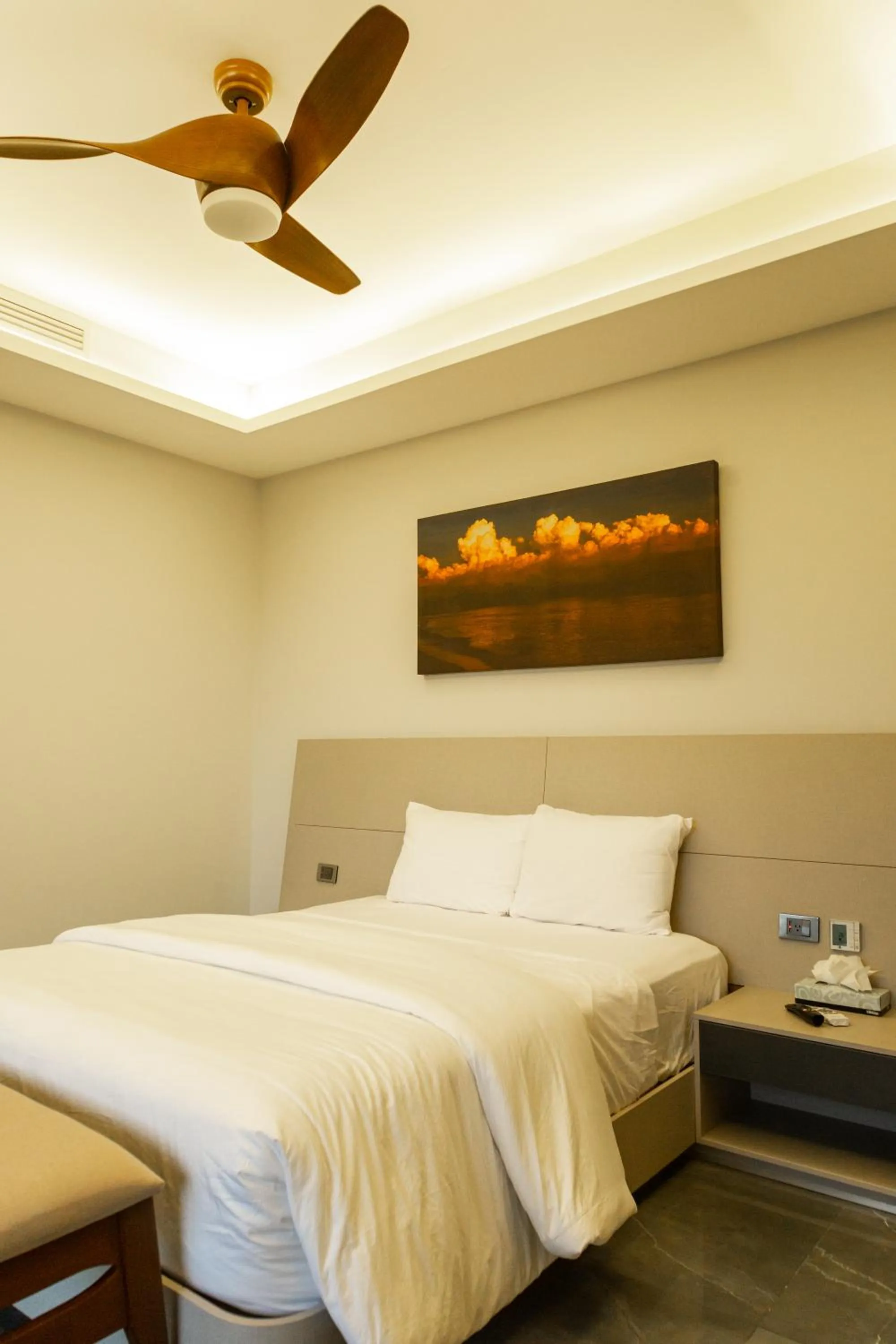 Bed in Fabulous & Exclusive Apartments With Sea View Pool BBQ Garden