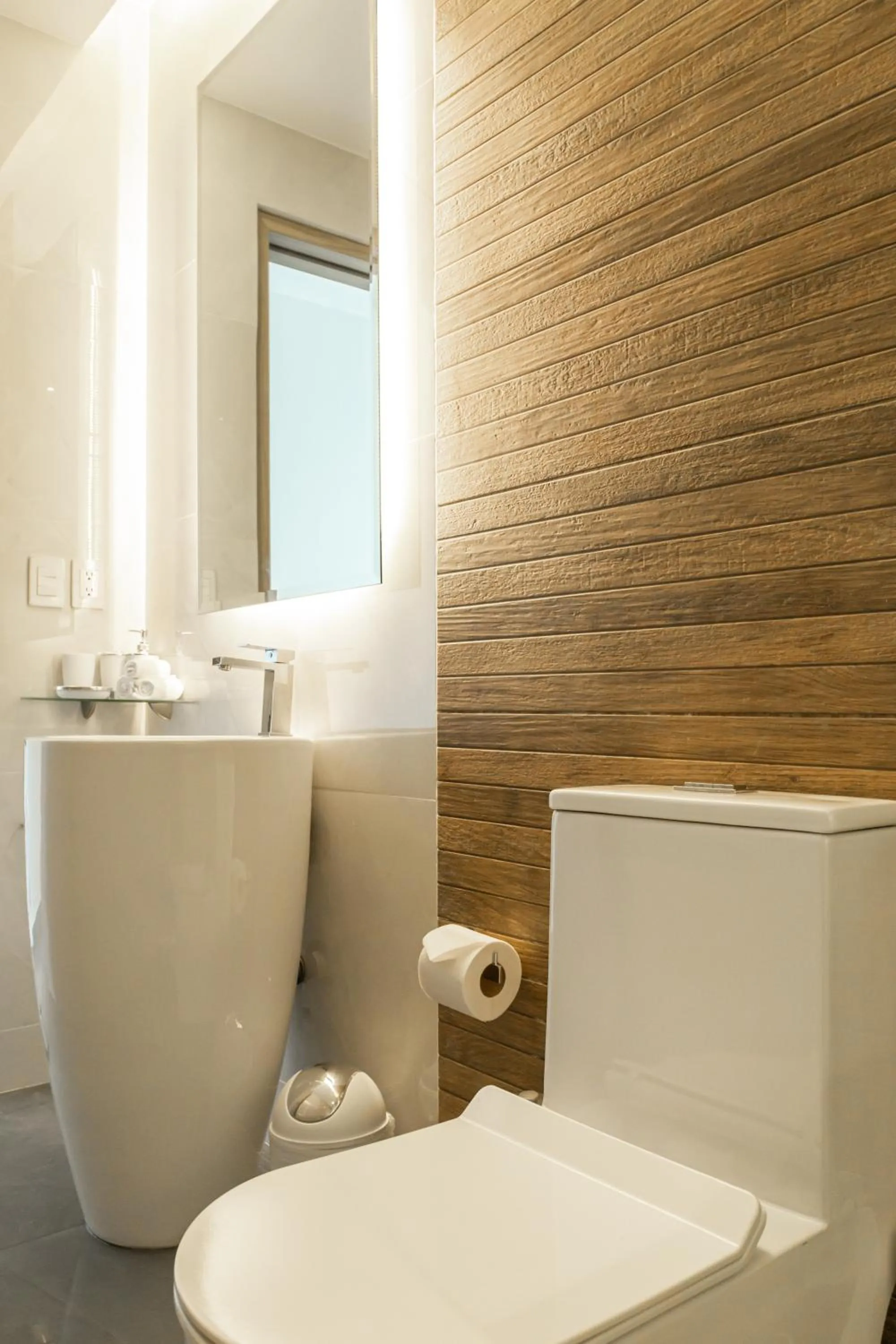 Toilet in Fabulous & Exclusive Apartments With Sea View Pool BBQ Garden