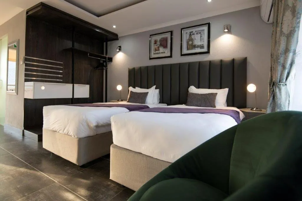 Bed in Lefa Boutique Hotel