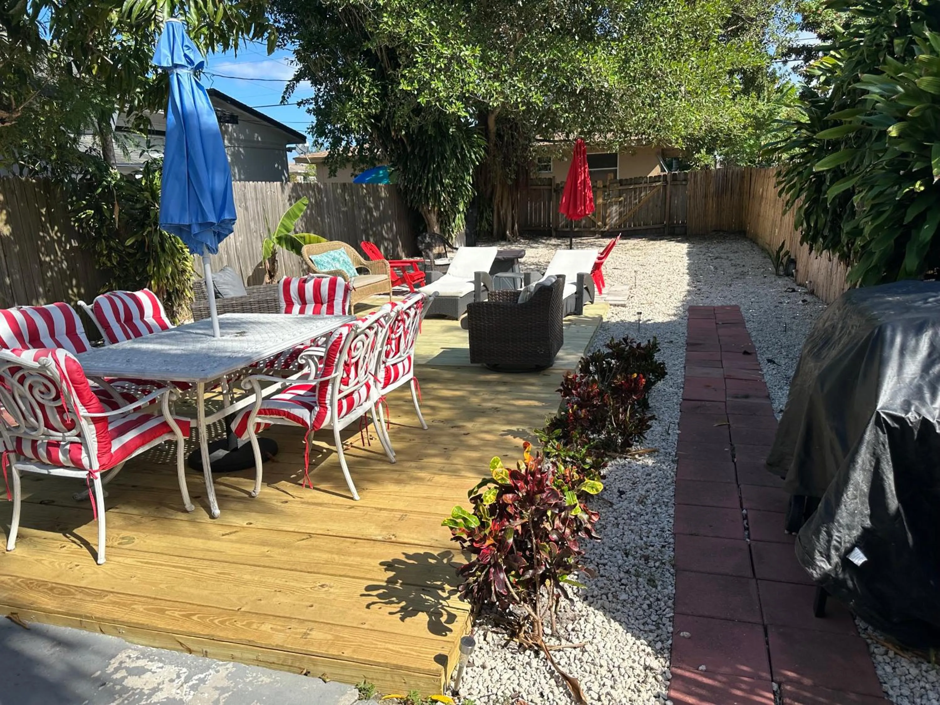 Patio in Mango Beach House