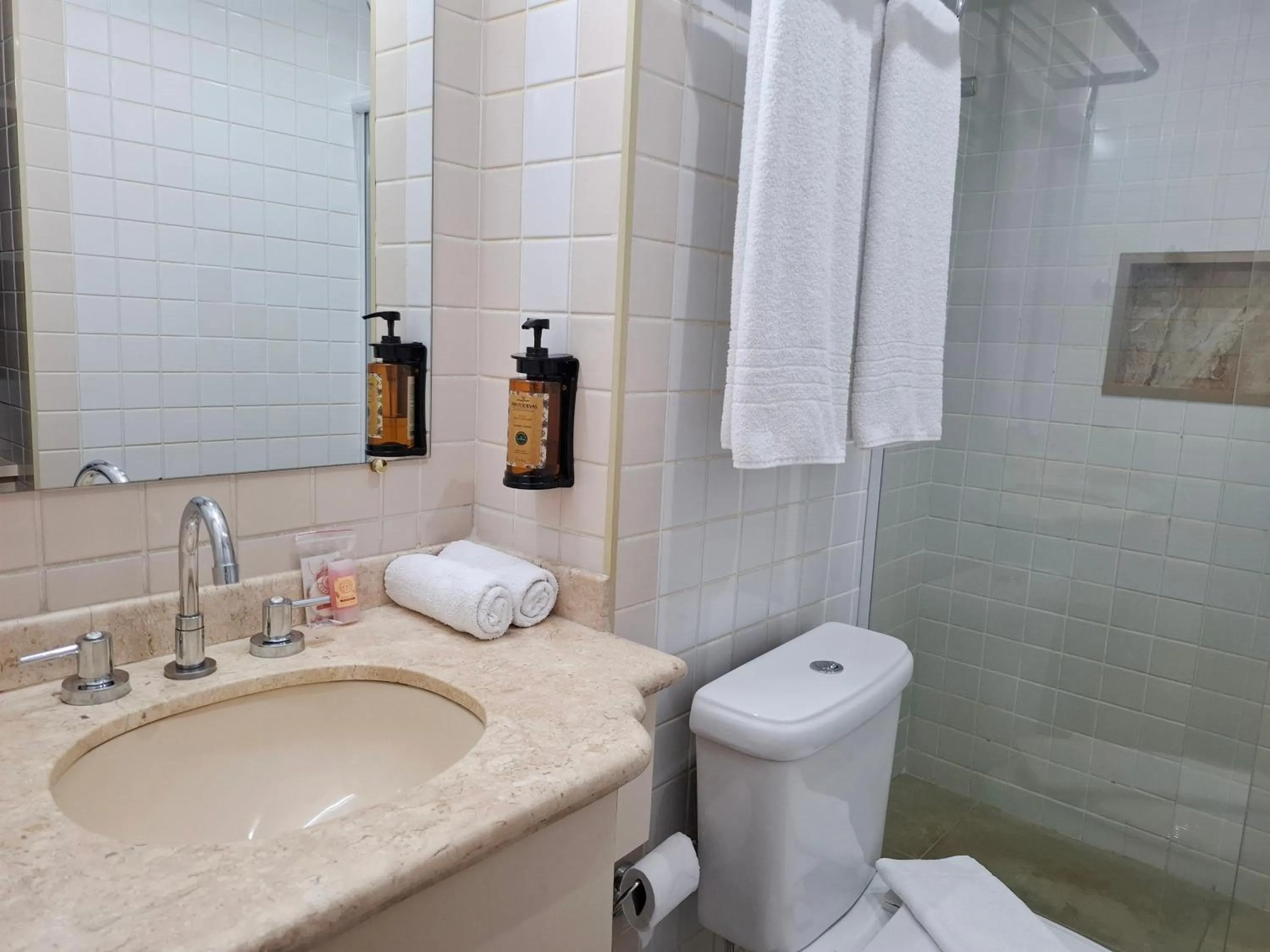 Bathroom in Lindo Flat REFORMADO no coração da Vila Olimpia