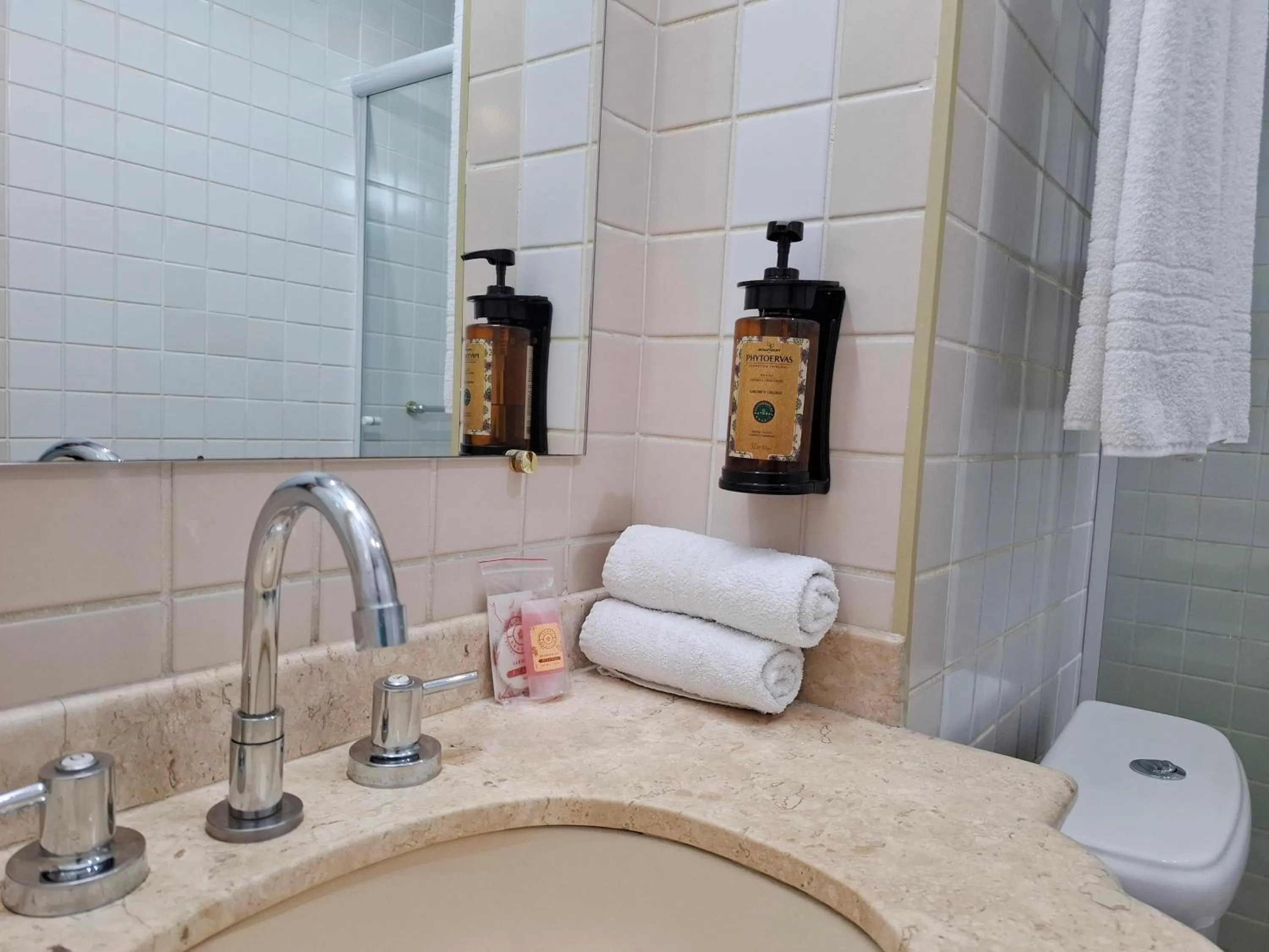 Bathroom in Lindo Flat REFORMADO no coração da Vila Olimpia