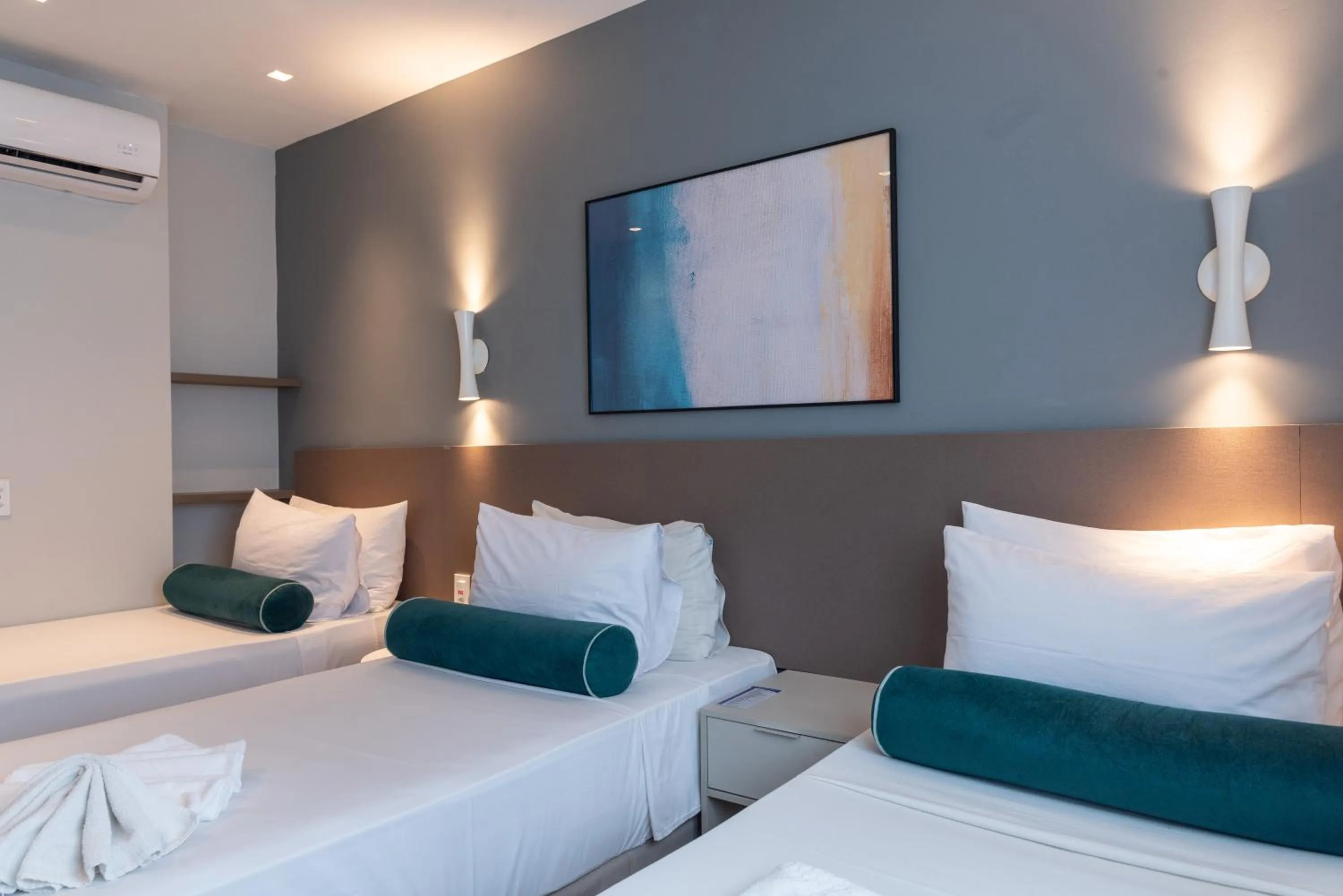 Bed in Hotel Água de Coco