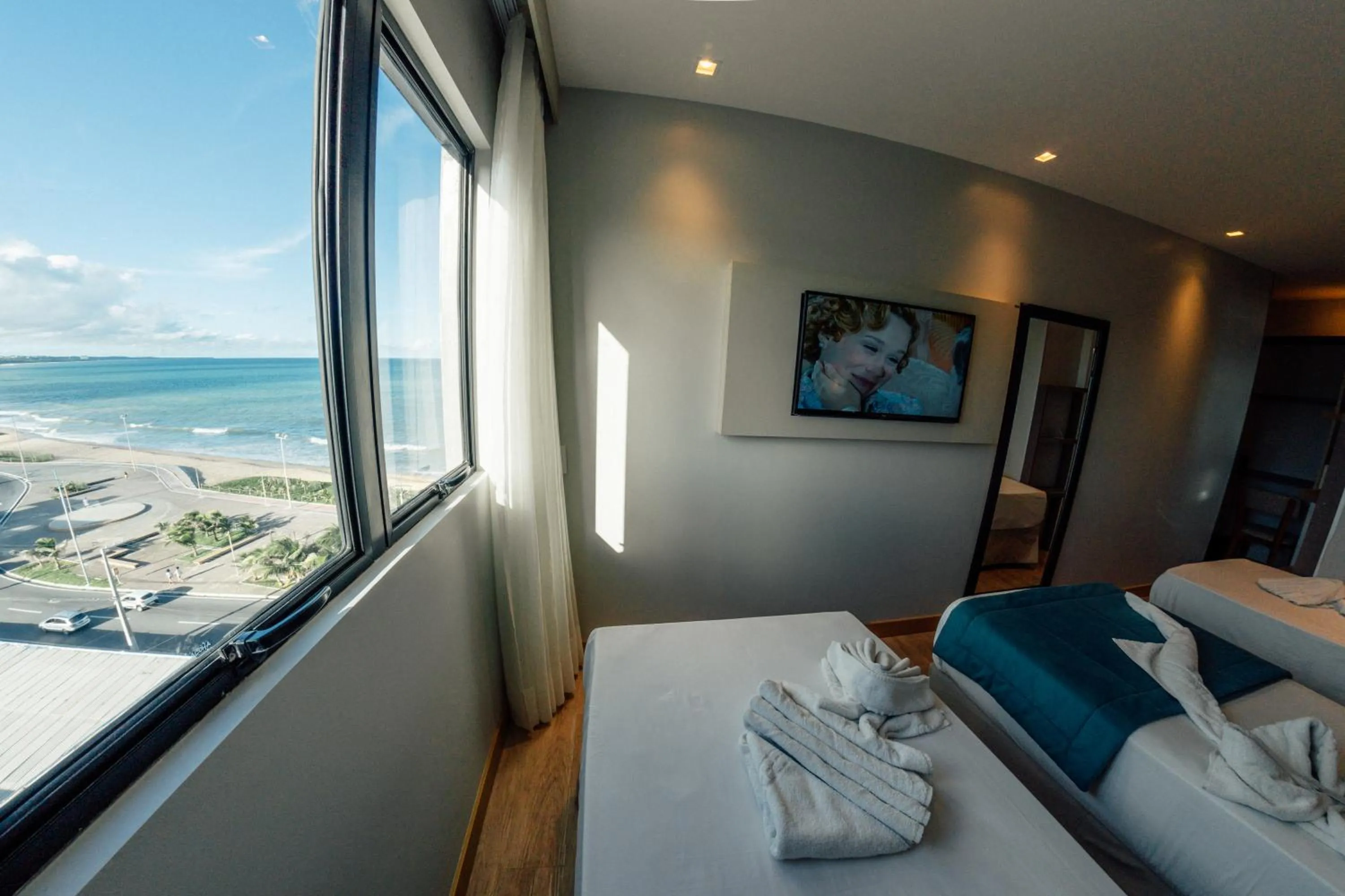 TV and multimedia, Bed in Hotel Água de Coco